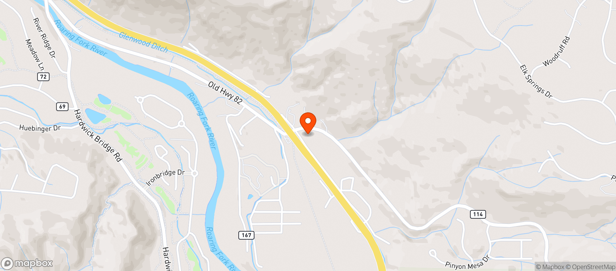 Map showing Thunder River Market, Thunder River Market 3