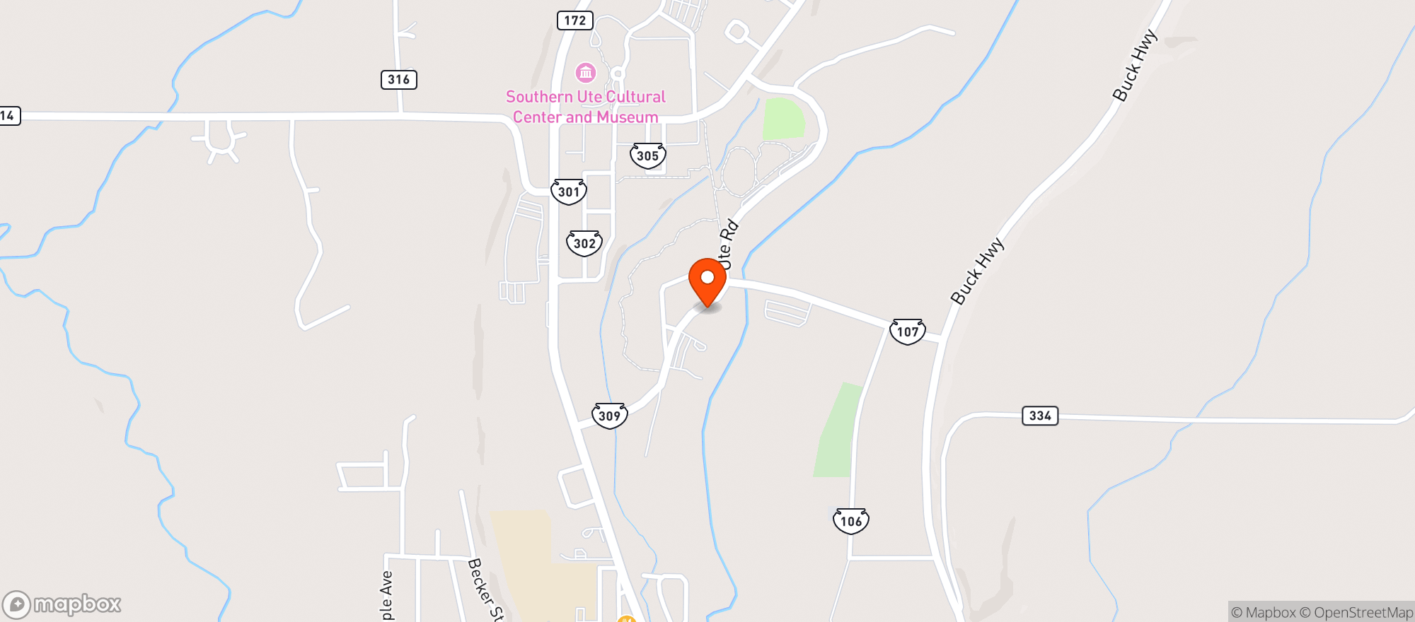 Map showing Thriftway #274