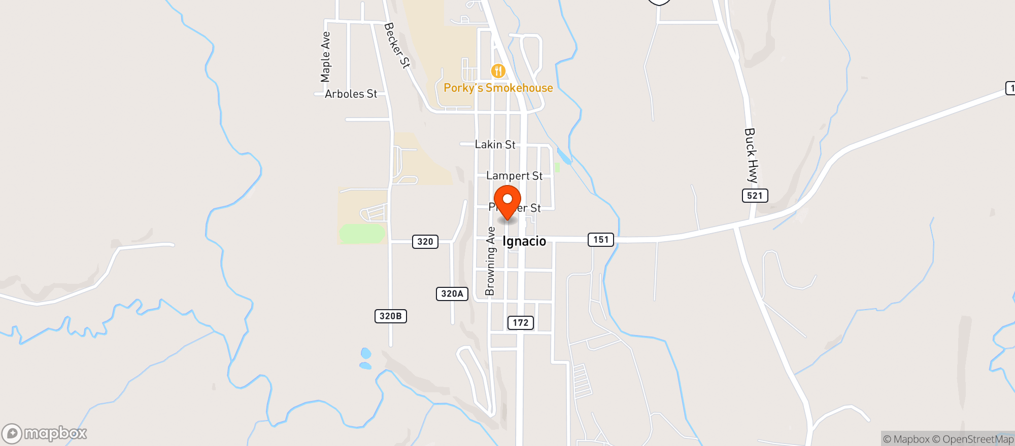 Map showing Wells Liquor South