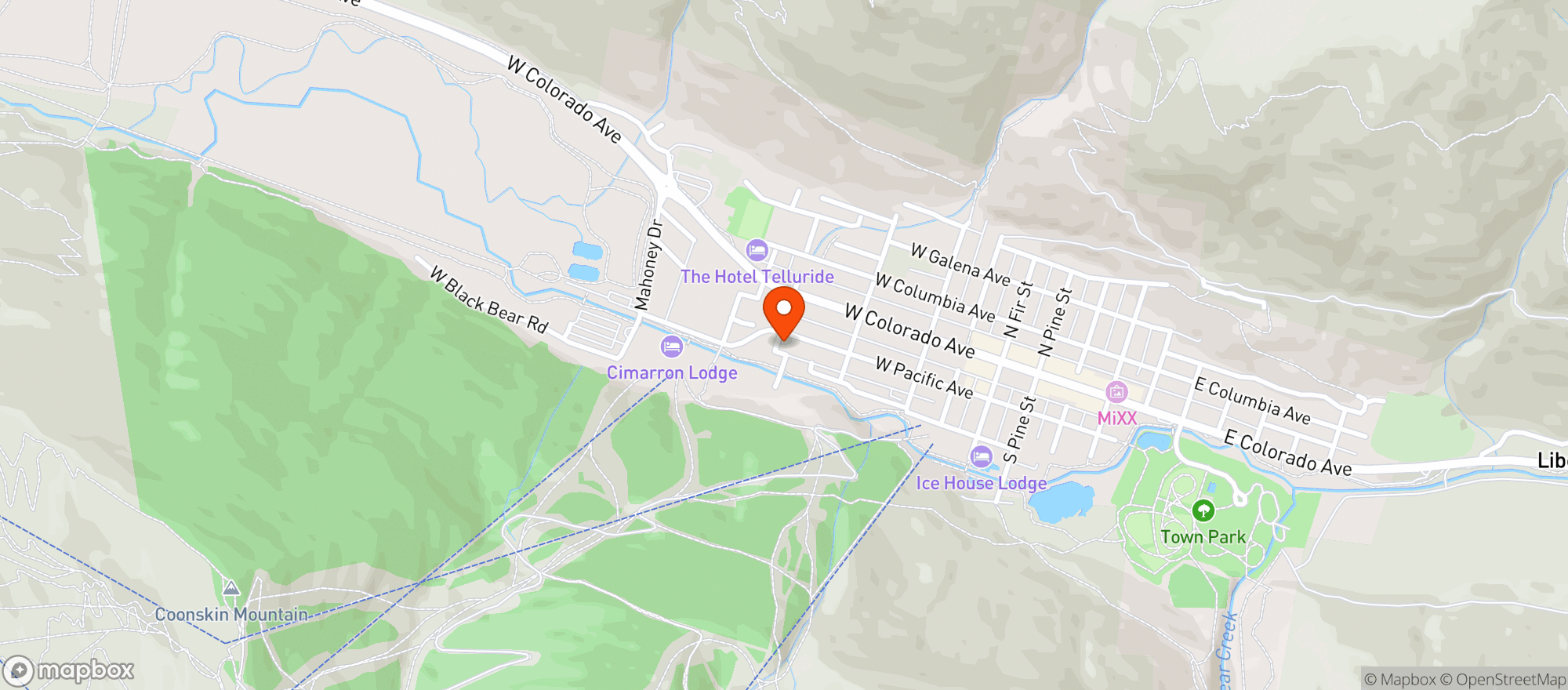 Map showing Wine Mine At Pacific Street Liquors