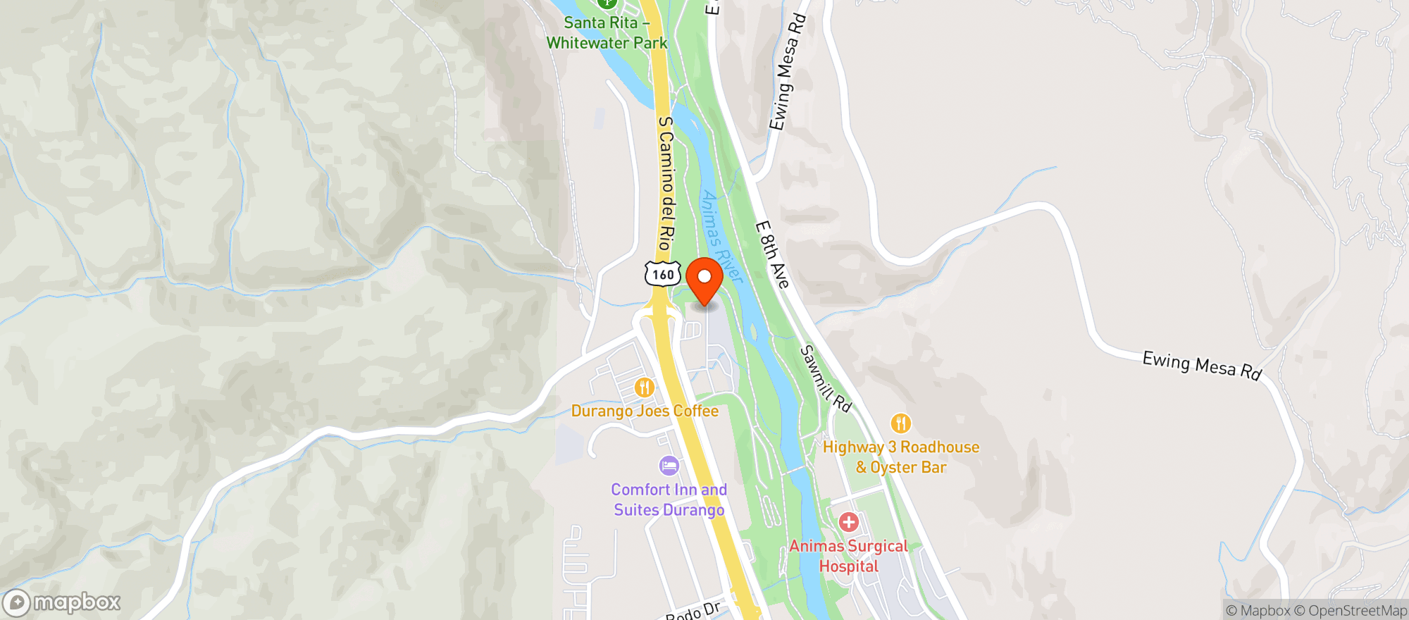 Map showing River Liquors