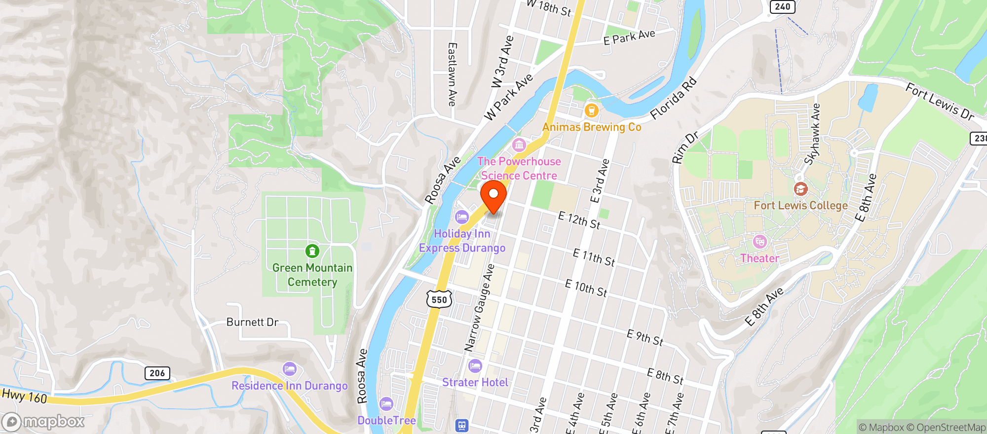 Map showing Wagon Wheel Liquors