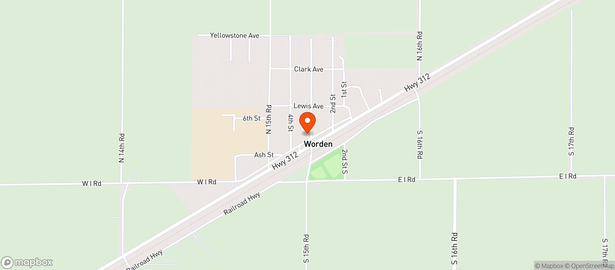 Map showing Project Mercantile