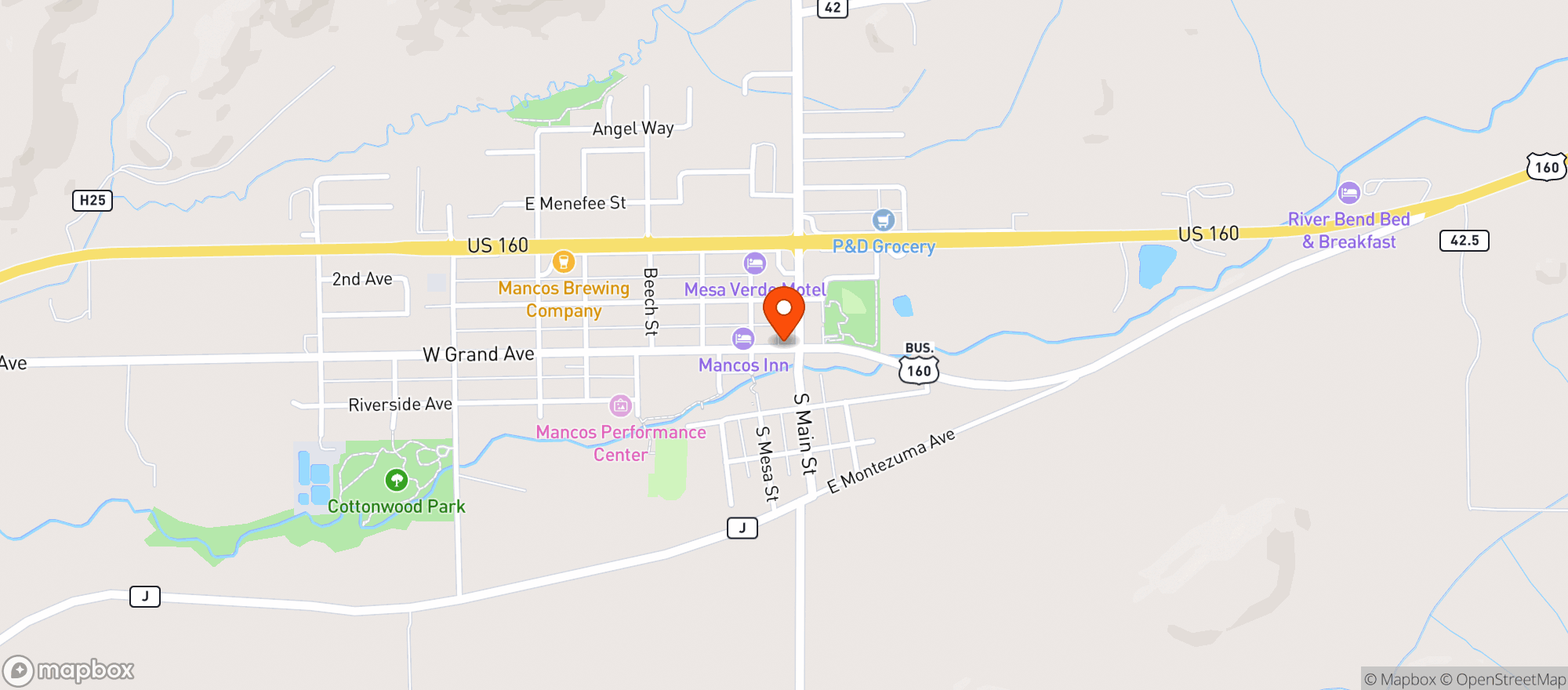 Map showing Hand In Hand Shop
