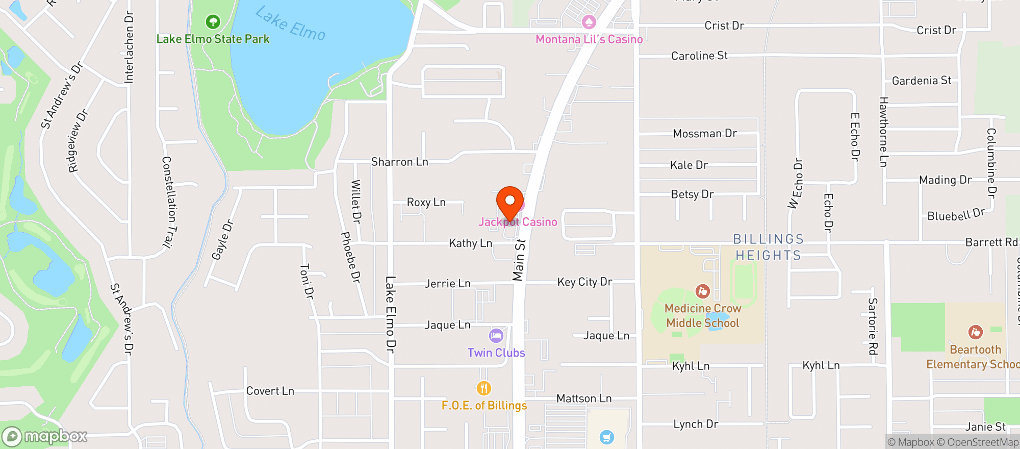 Map showing B-Town Vapes & Glass