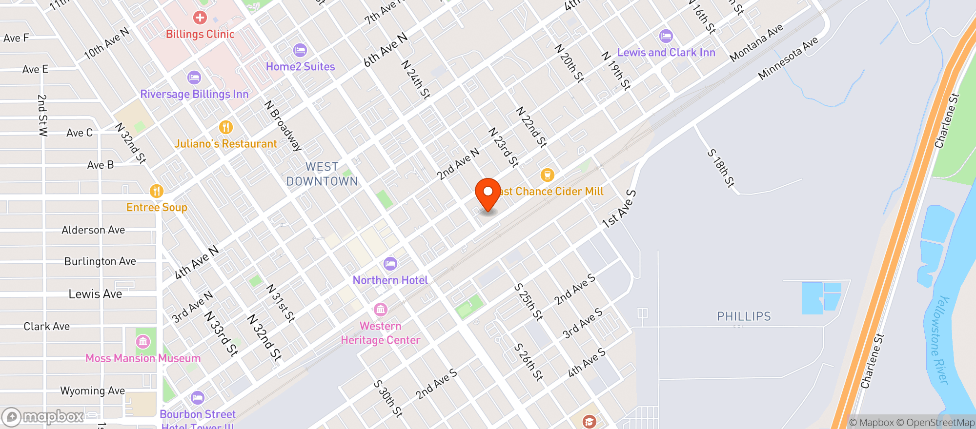 Map showing Craft Local