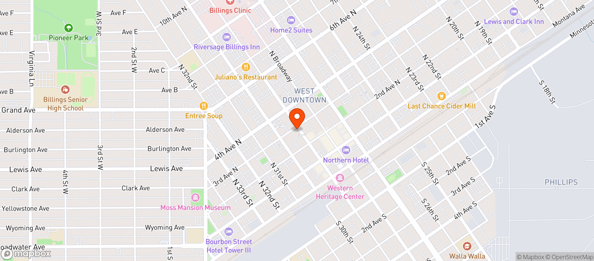 Map showing Dakava House
