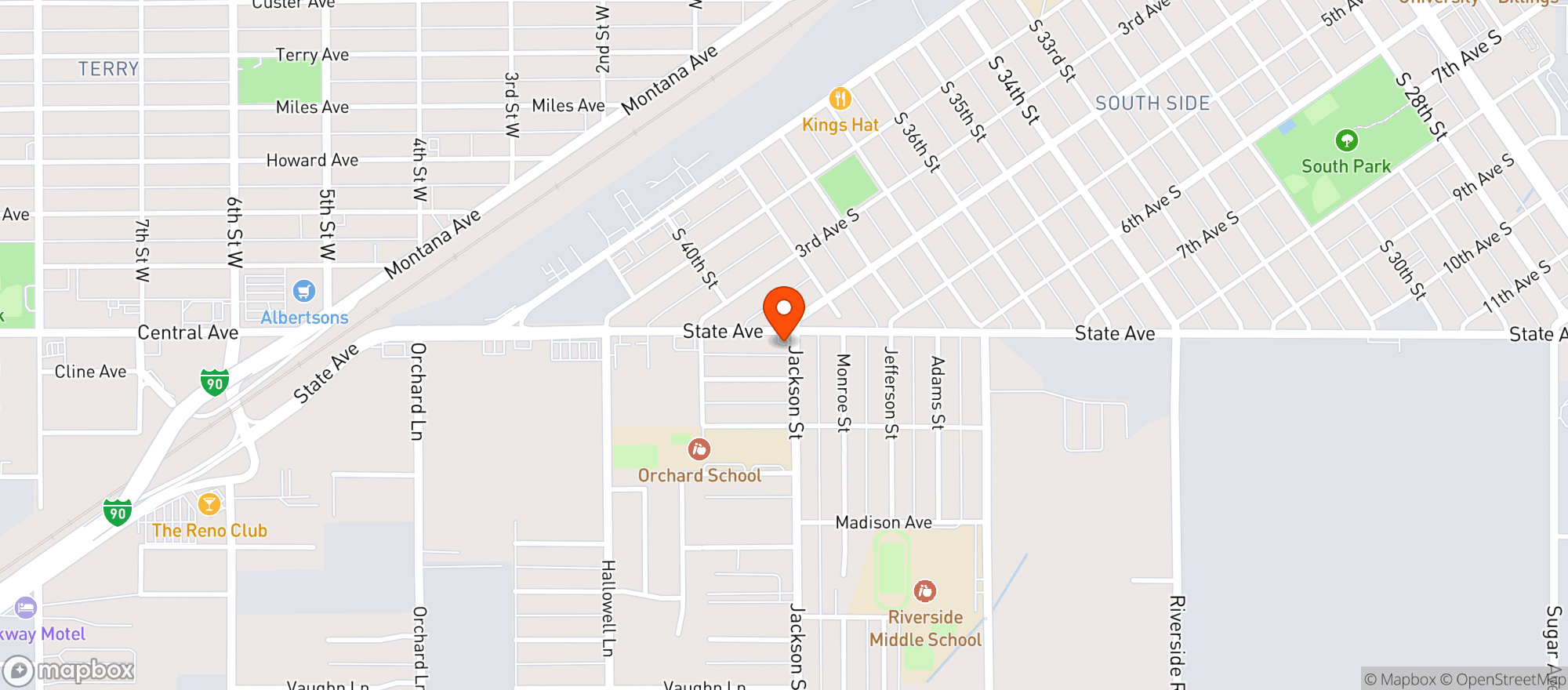 Map showing 3 Gs Convenience Center