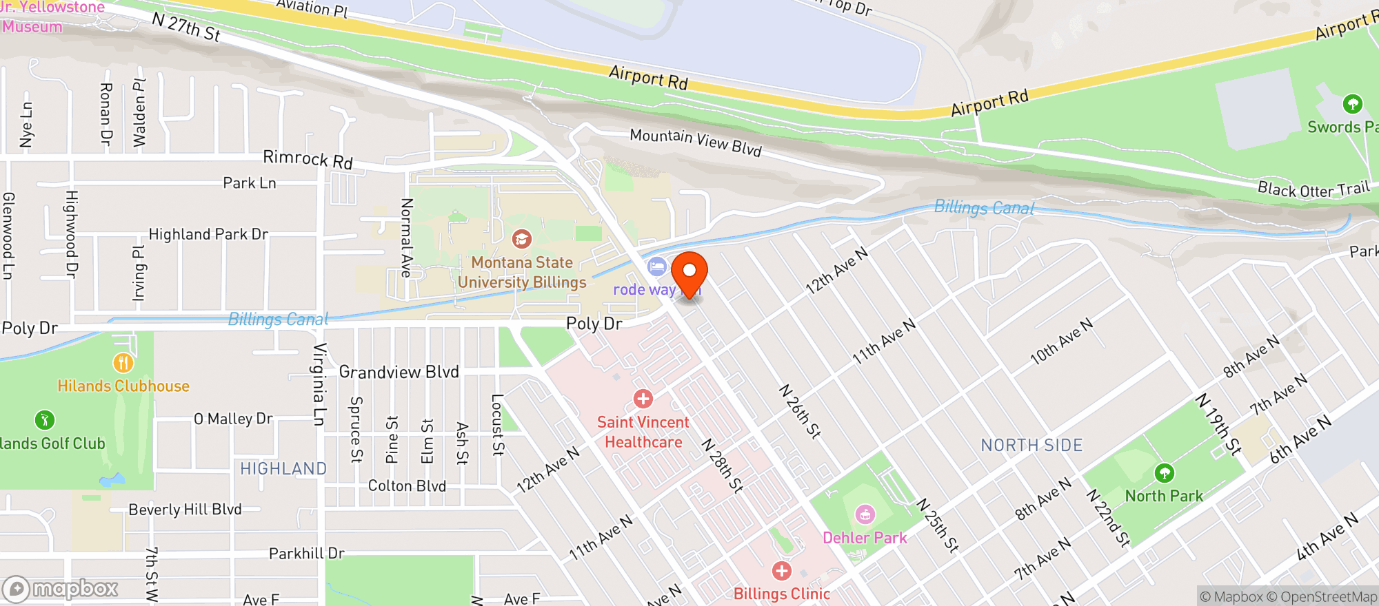 Map showing 406 Kitchen & Taproom