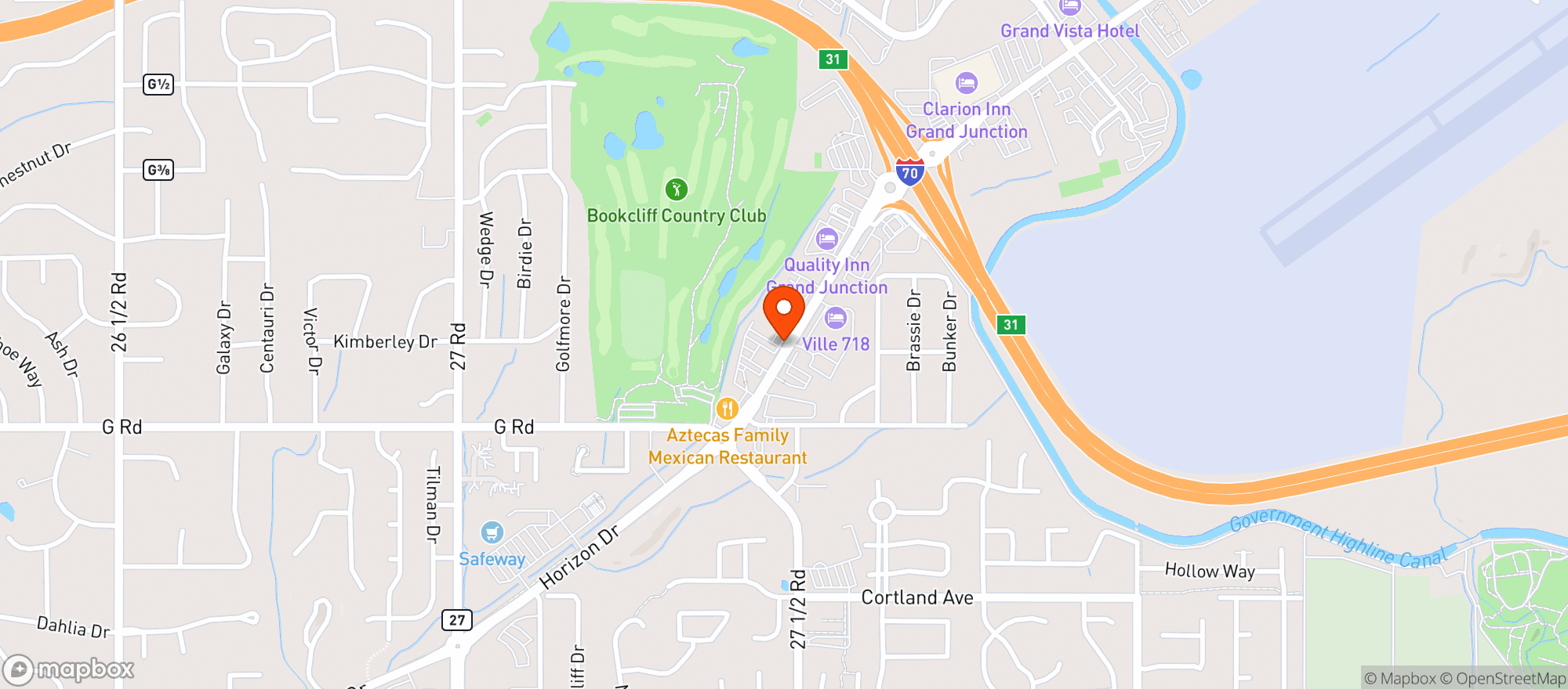 Map showing Cruisers Bar