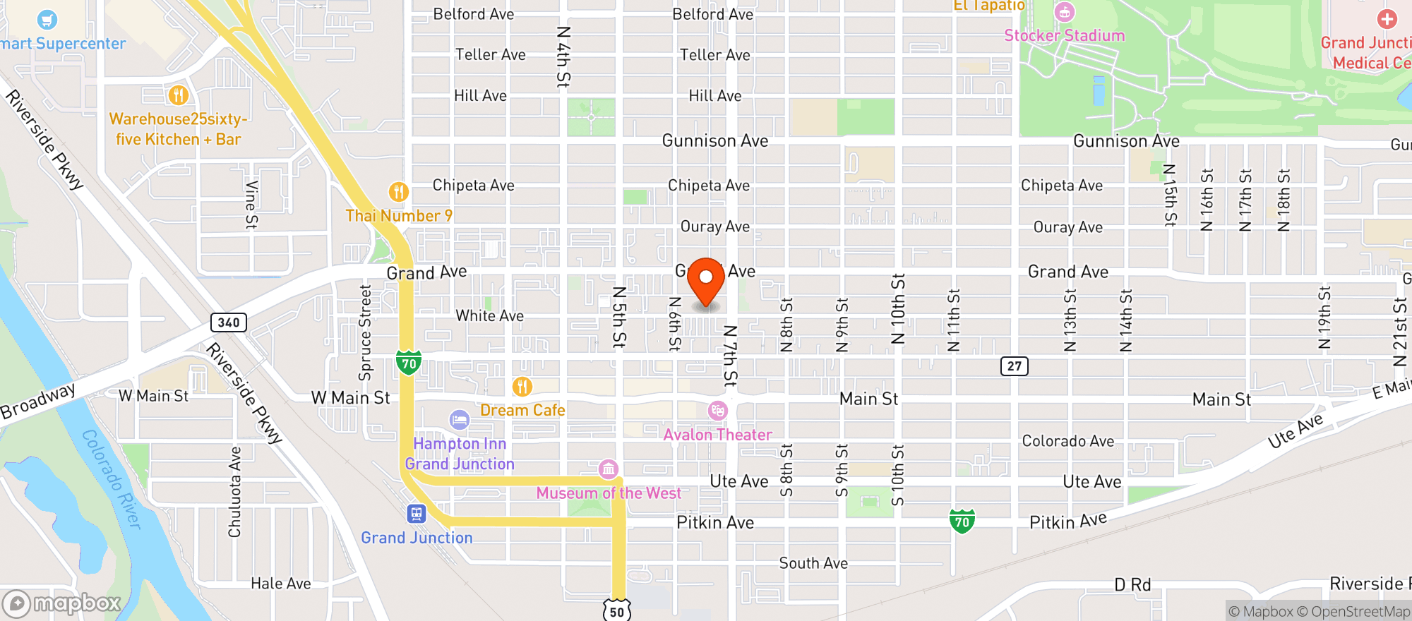 Map showing Gemini Beer Co