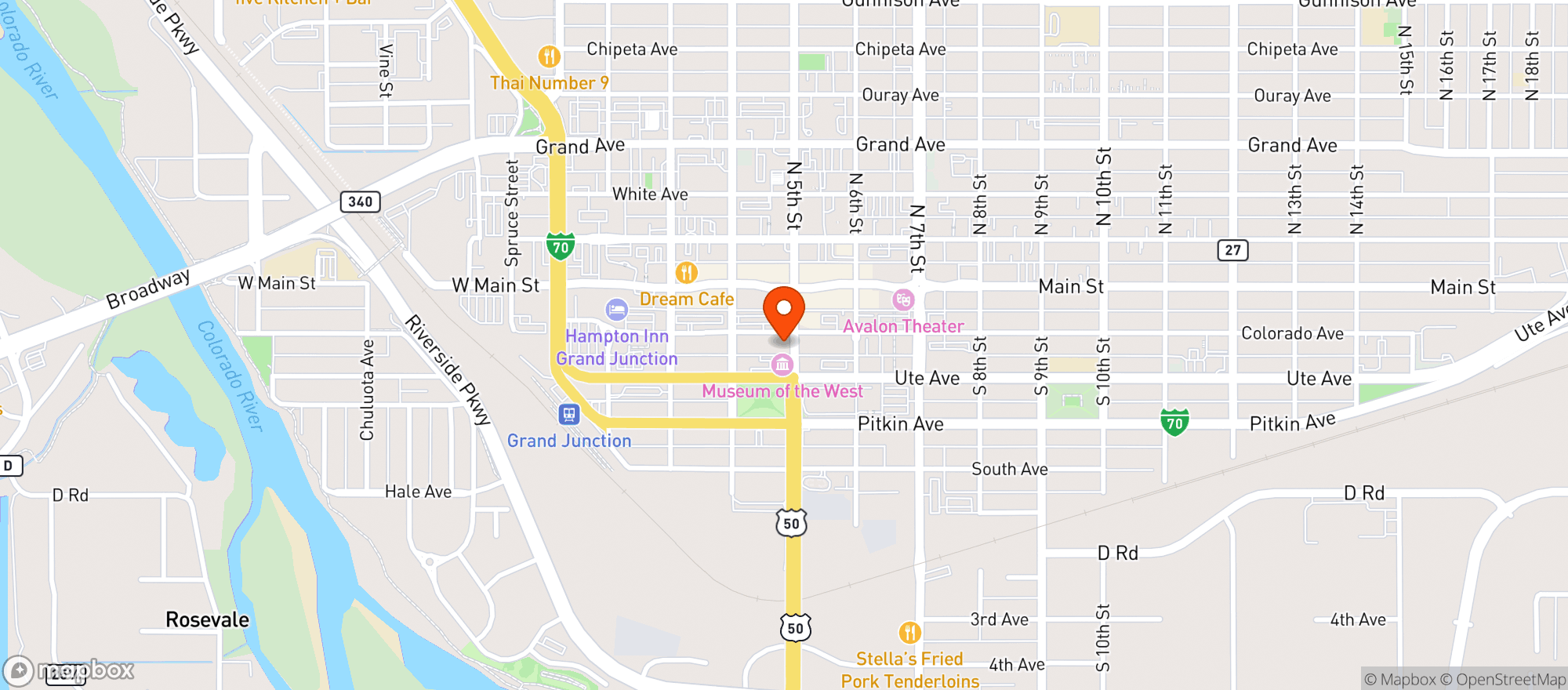 Map showing Ramblebine brewing Co