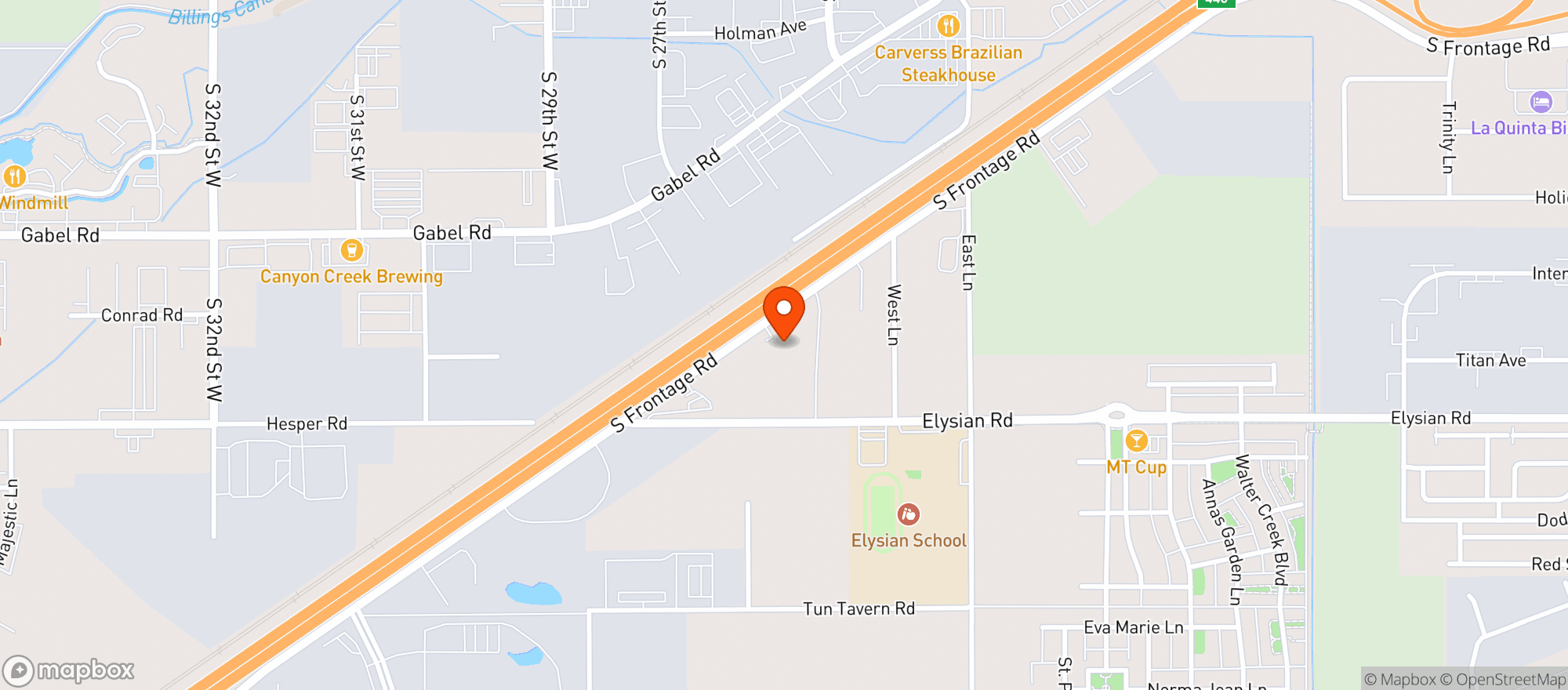 Map showing Magic City Releaf