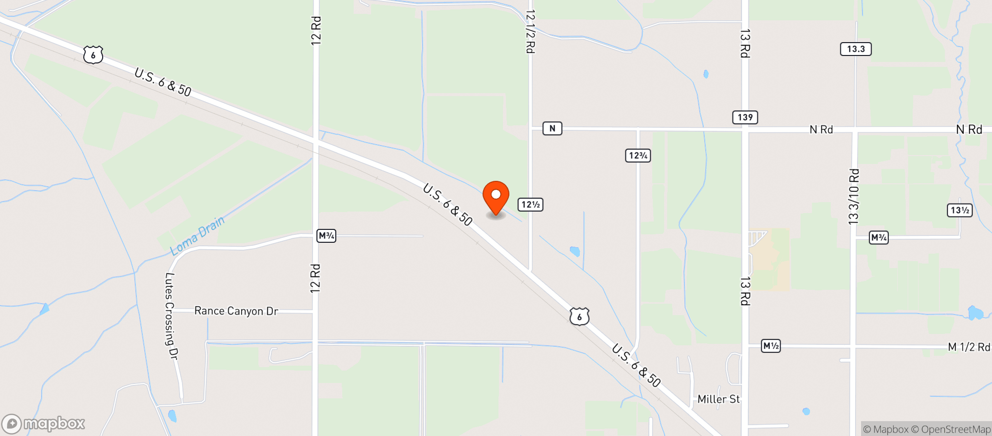 Map showing Cattlemens Bar & Grill