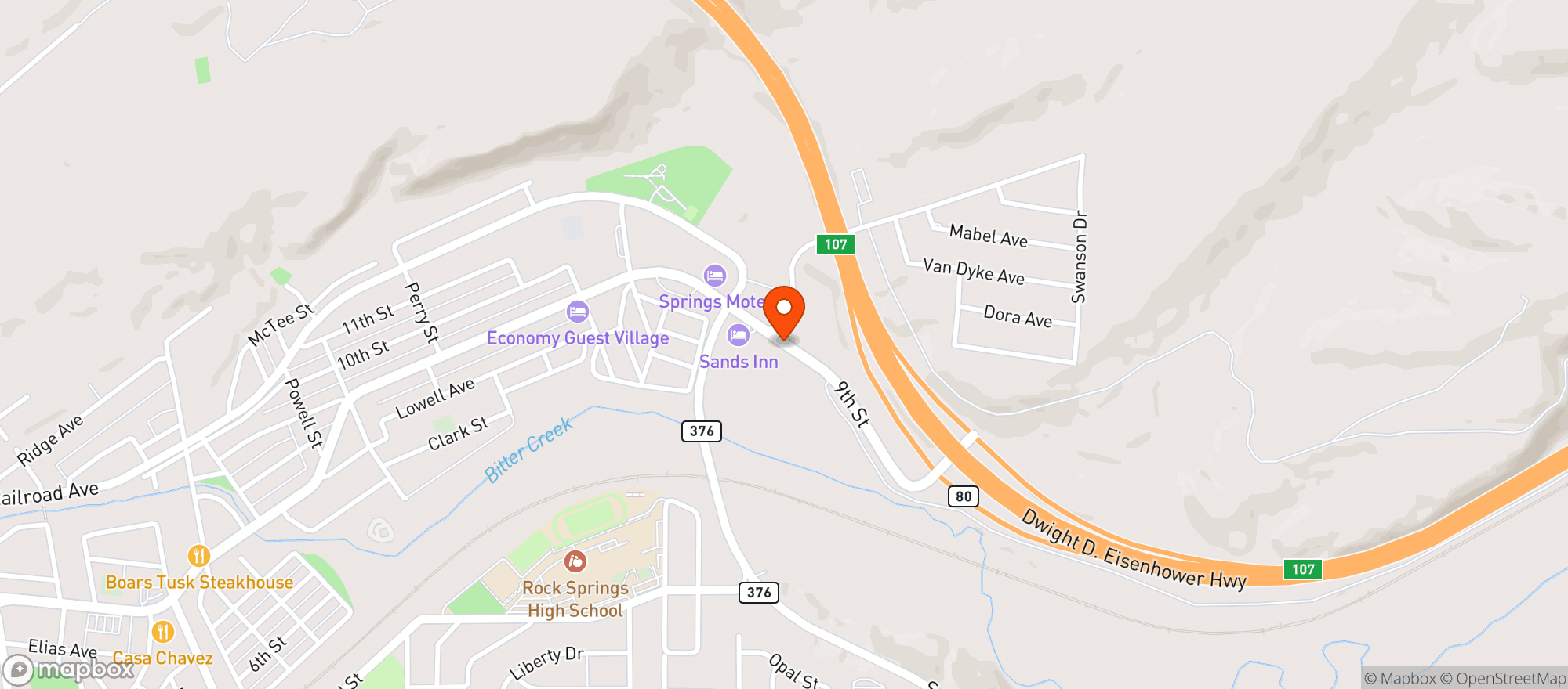 Map showing Kellys Convenience Center