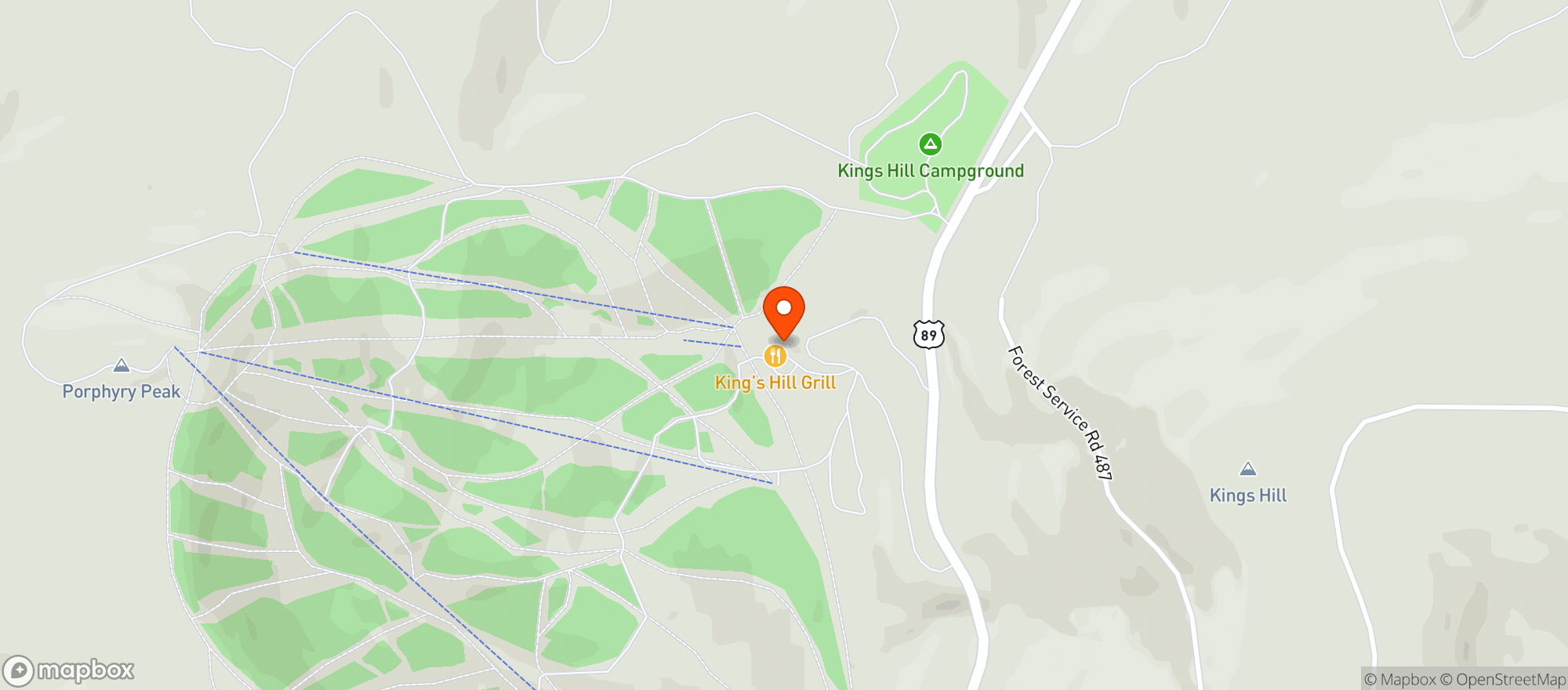 Map showing Showdown Montana