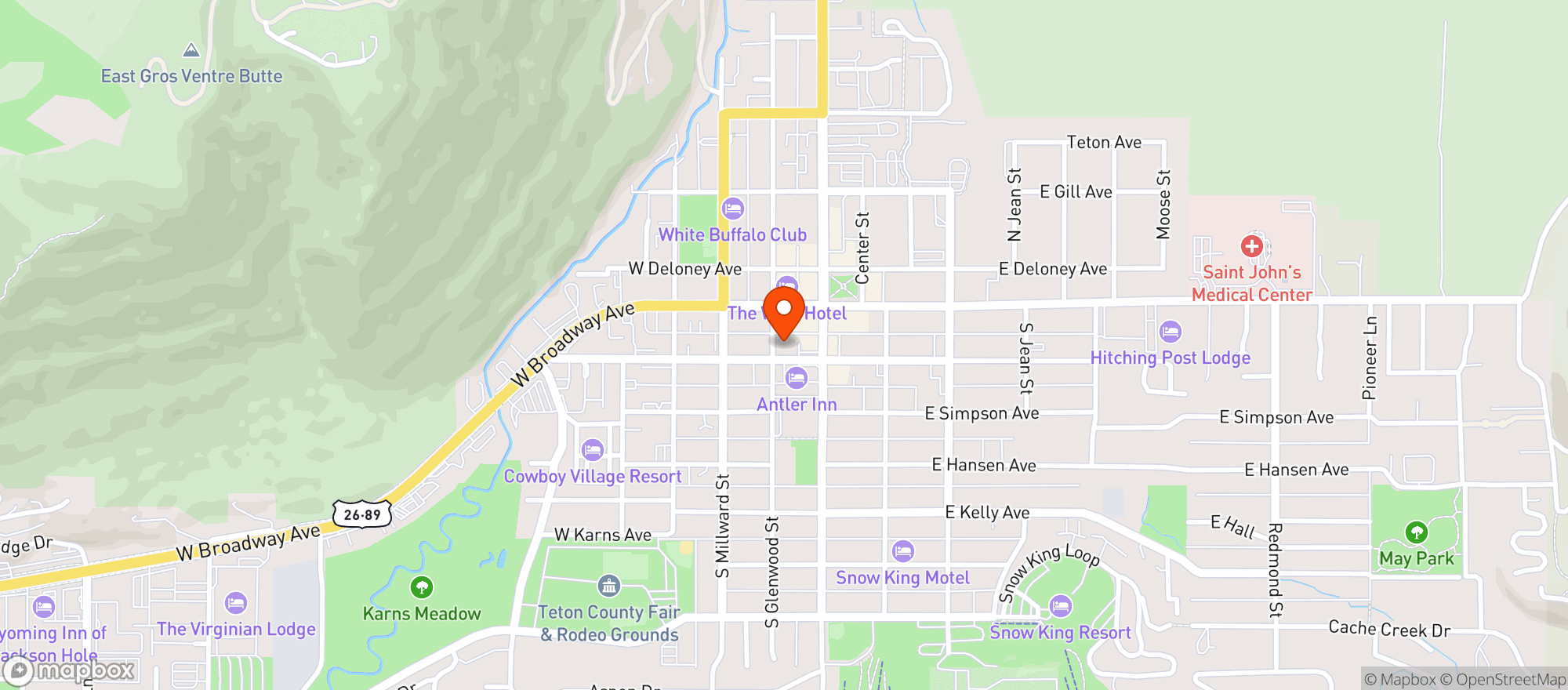 Map showing Gather #hq