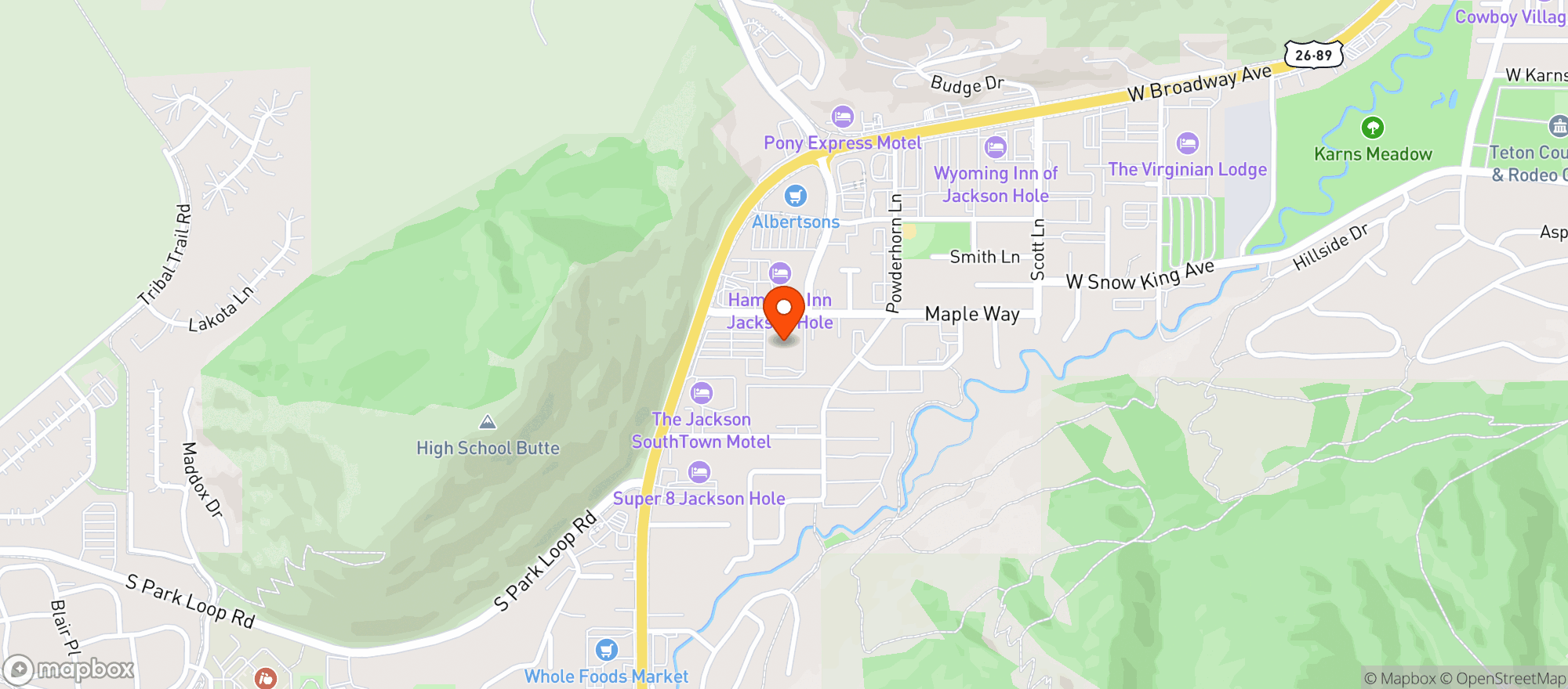 Map showing Target Store #3409