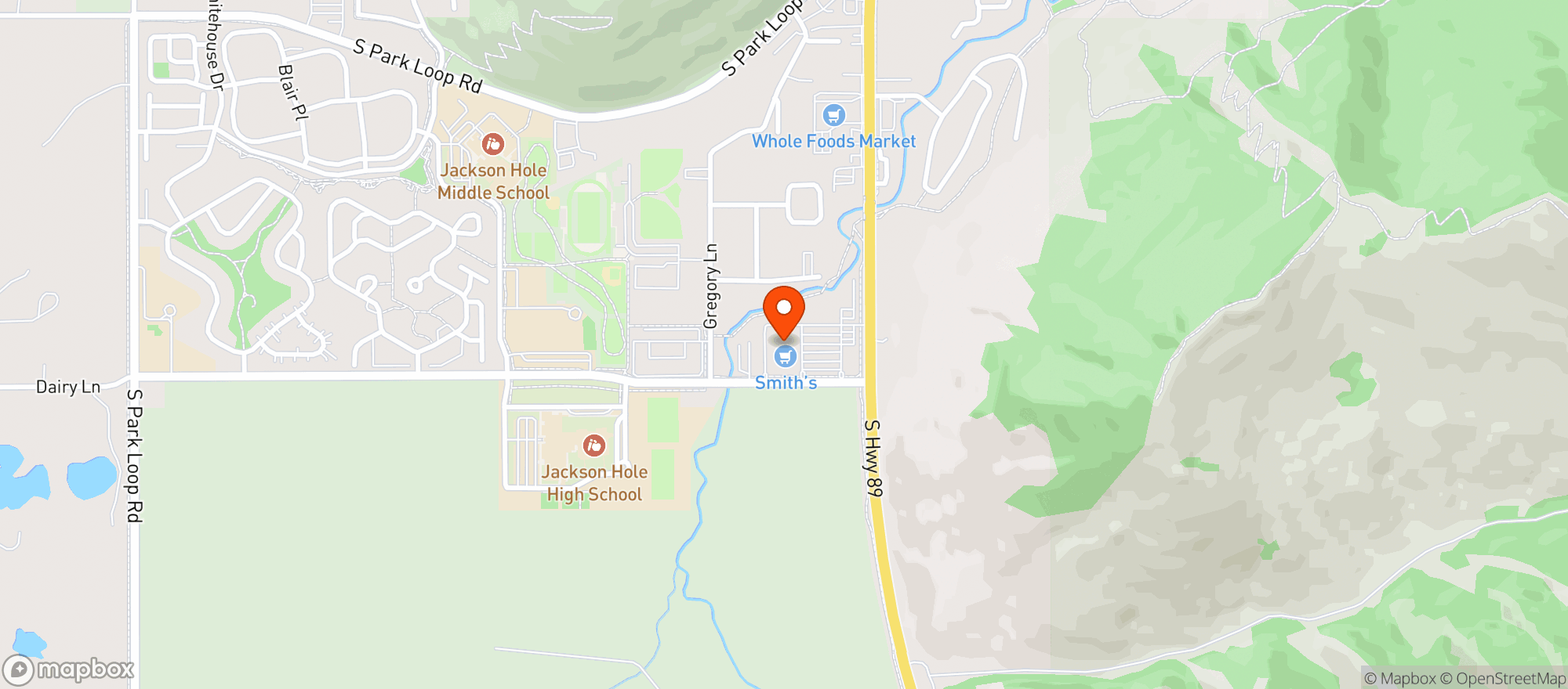 Map showing Smiths Food & Drug Center