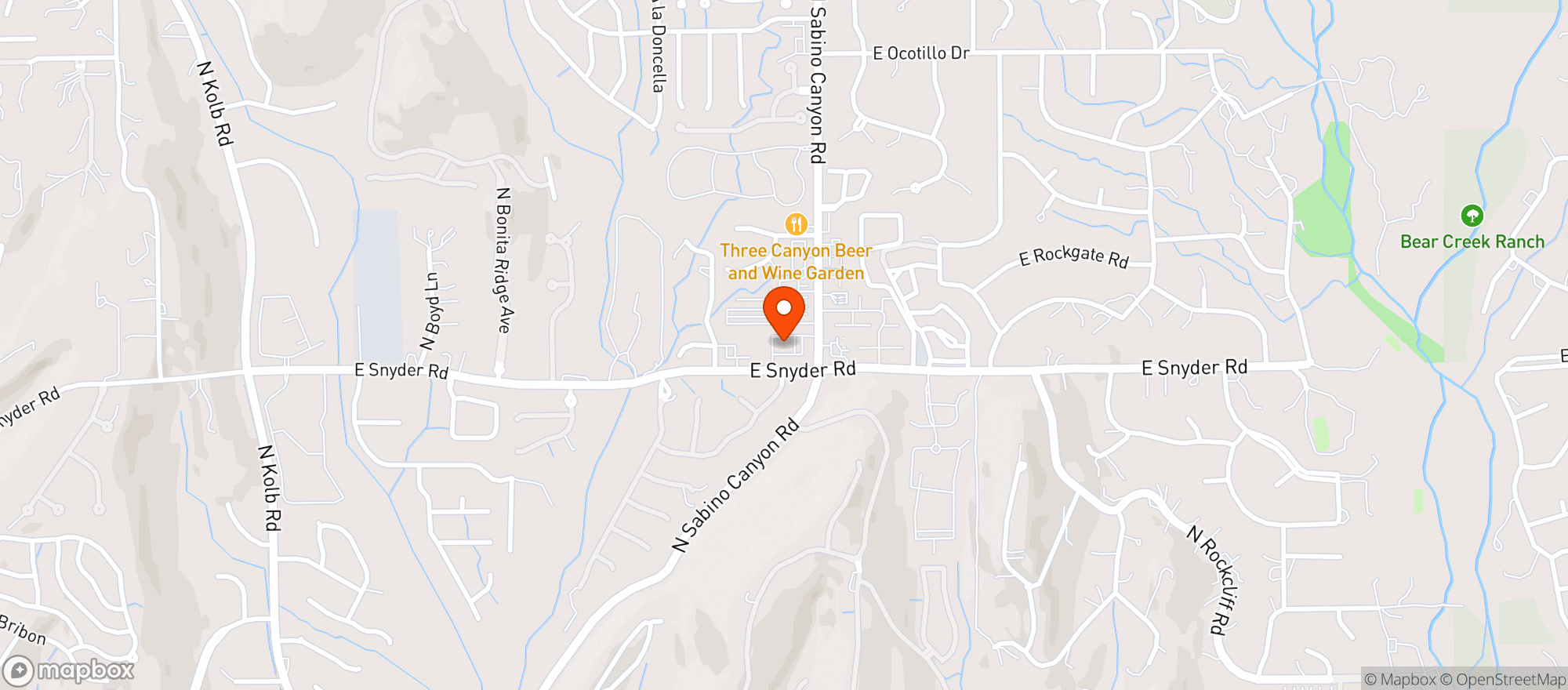 Map showing Walgreens