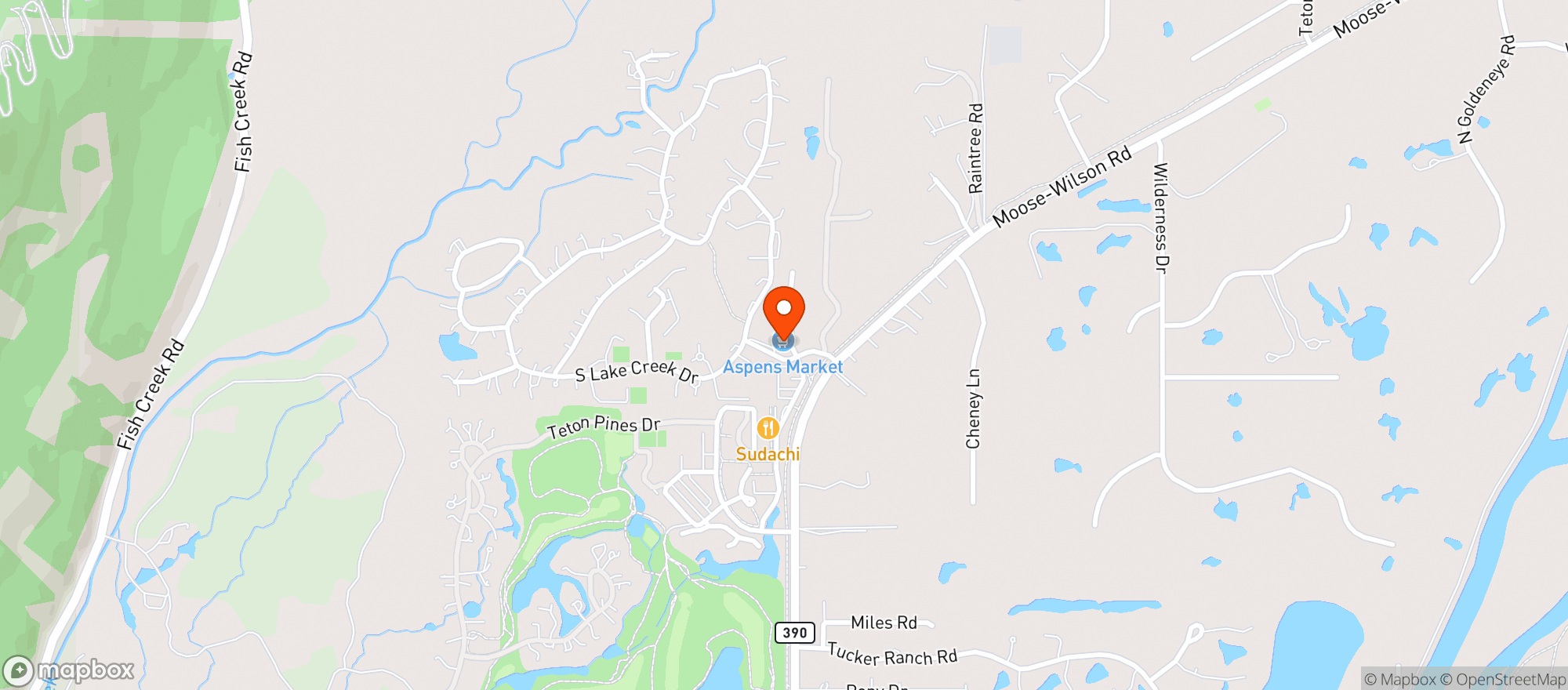 Map showing Westside Wine & Spirits