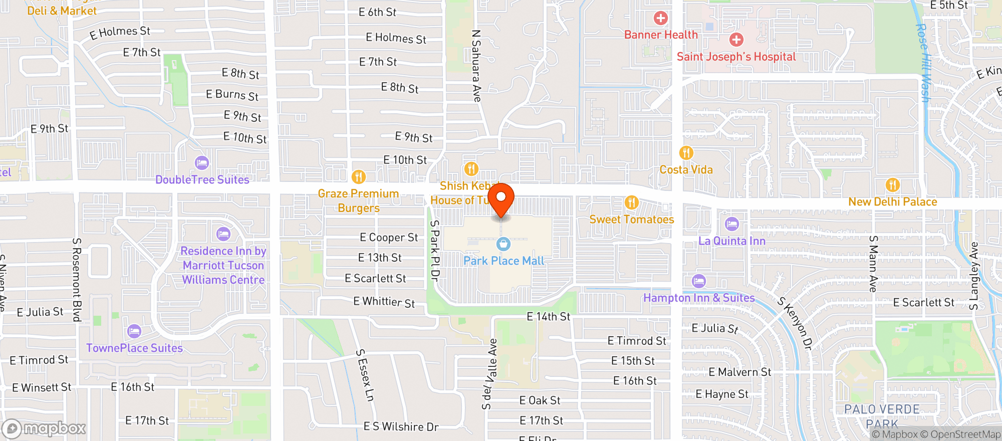 Map showing Yard House #8356