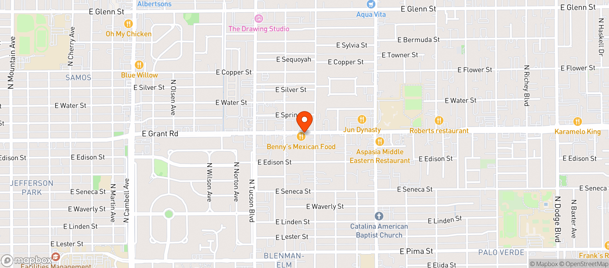 Map showing Trulieve Blenman Elm
