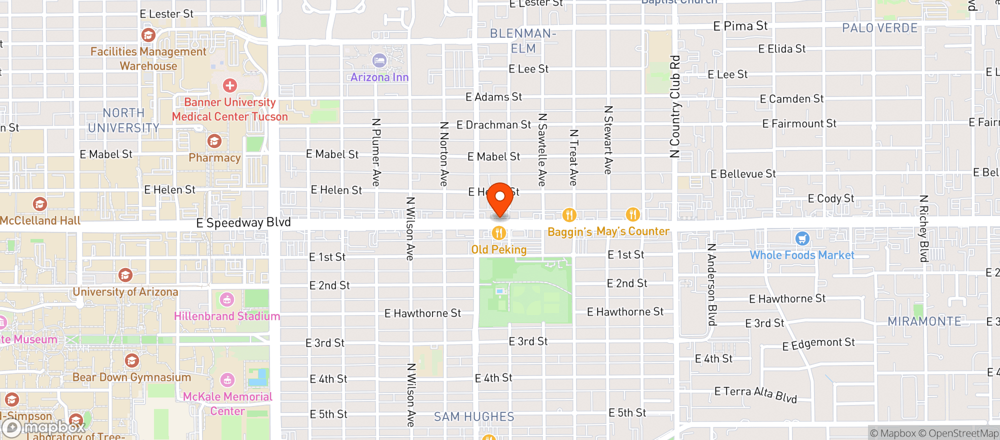 Map showing Bangkok Cafe