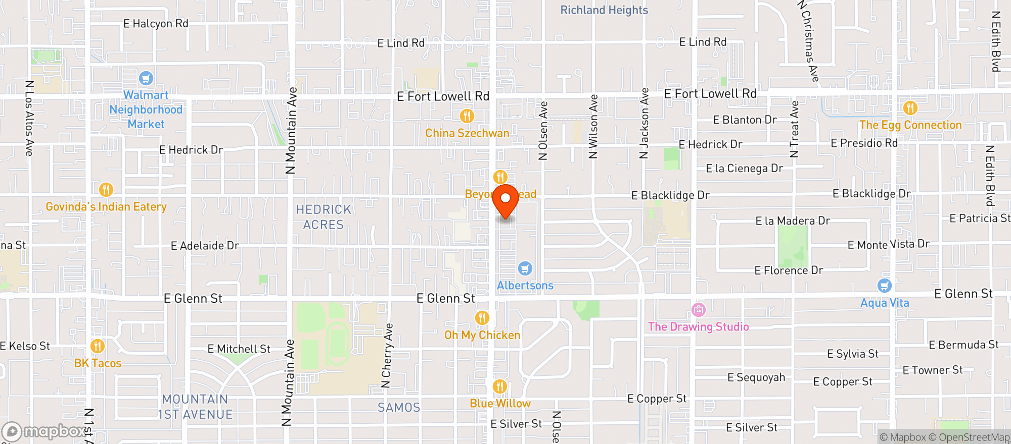 Map showing Doughbird