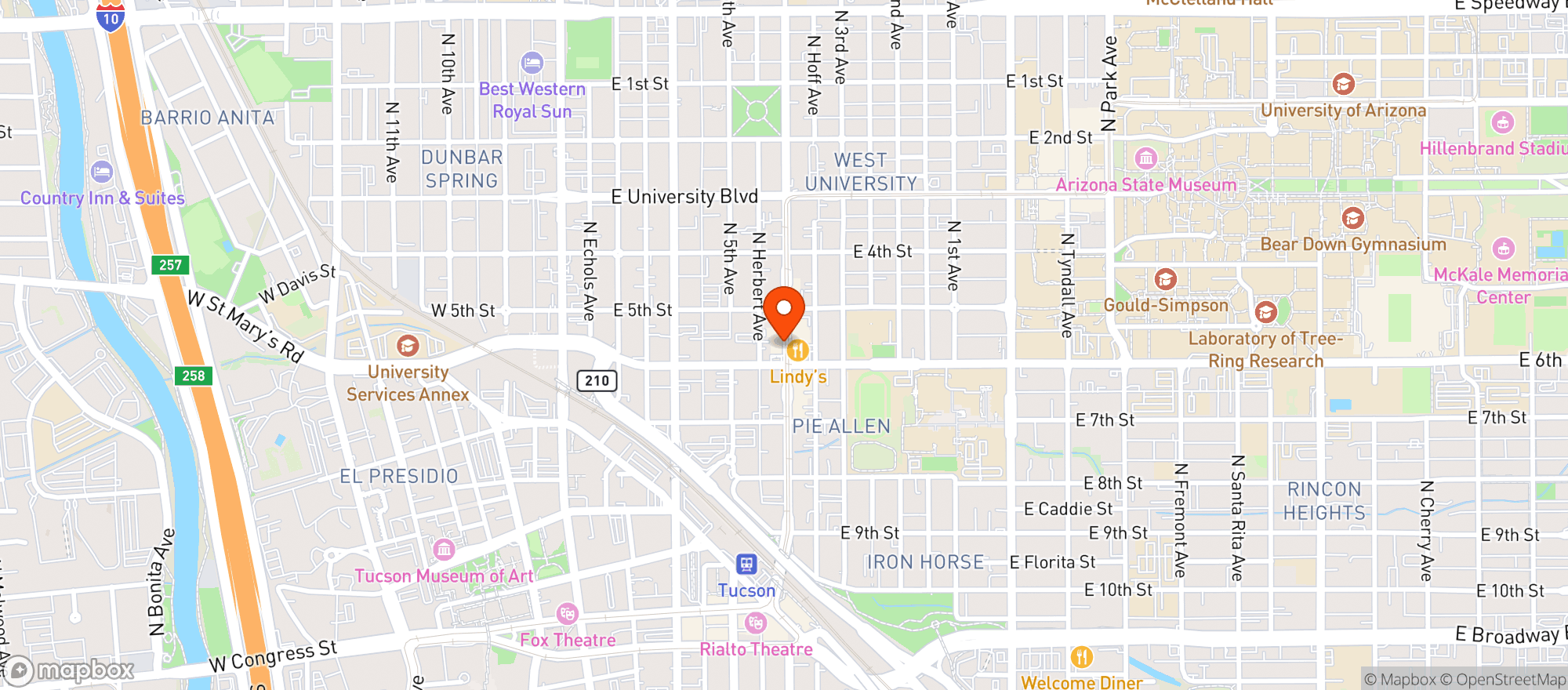 Map showing Boca