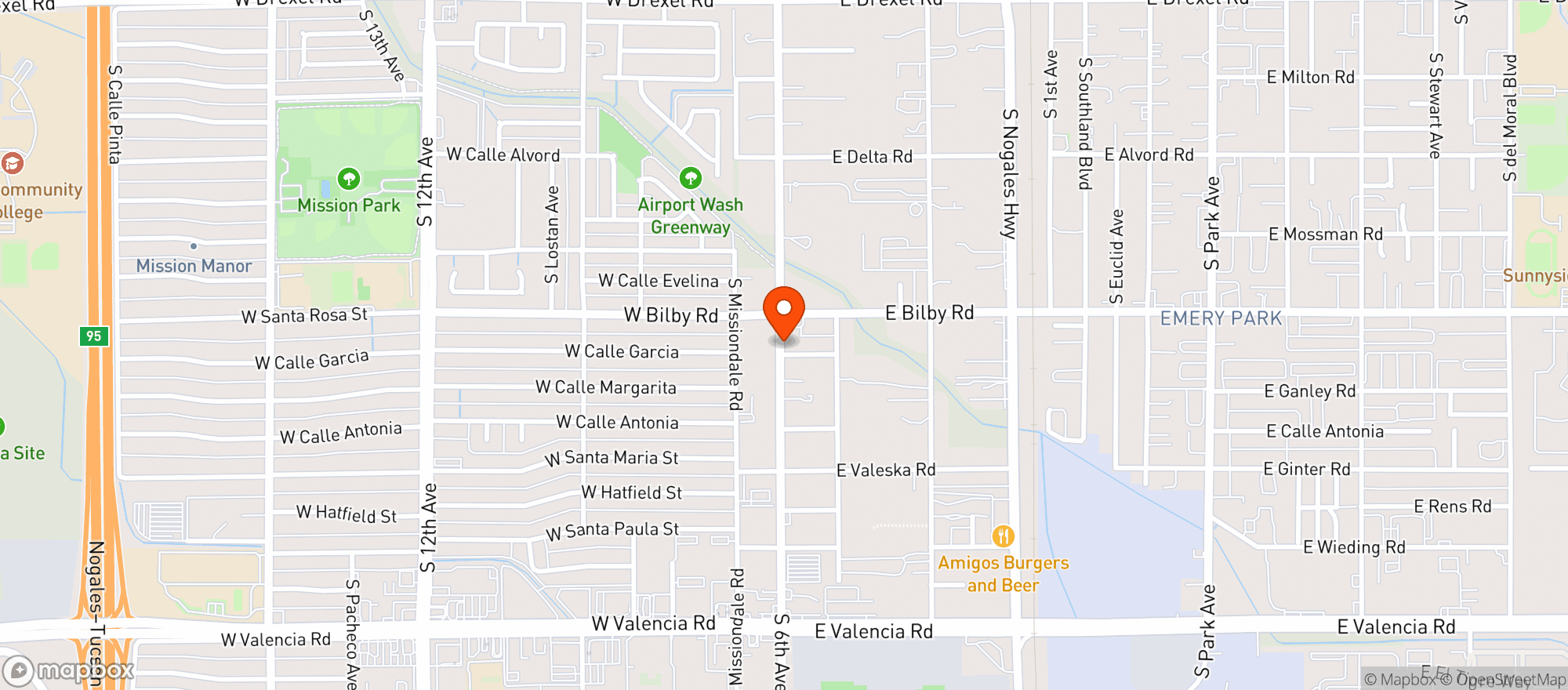 Map showing Liquor Dan