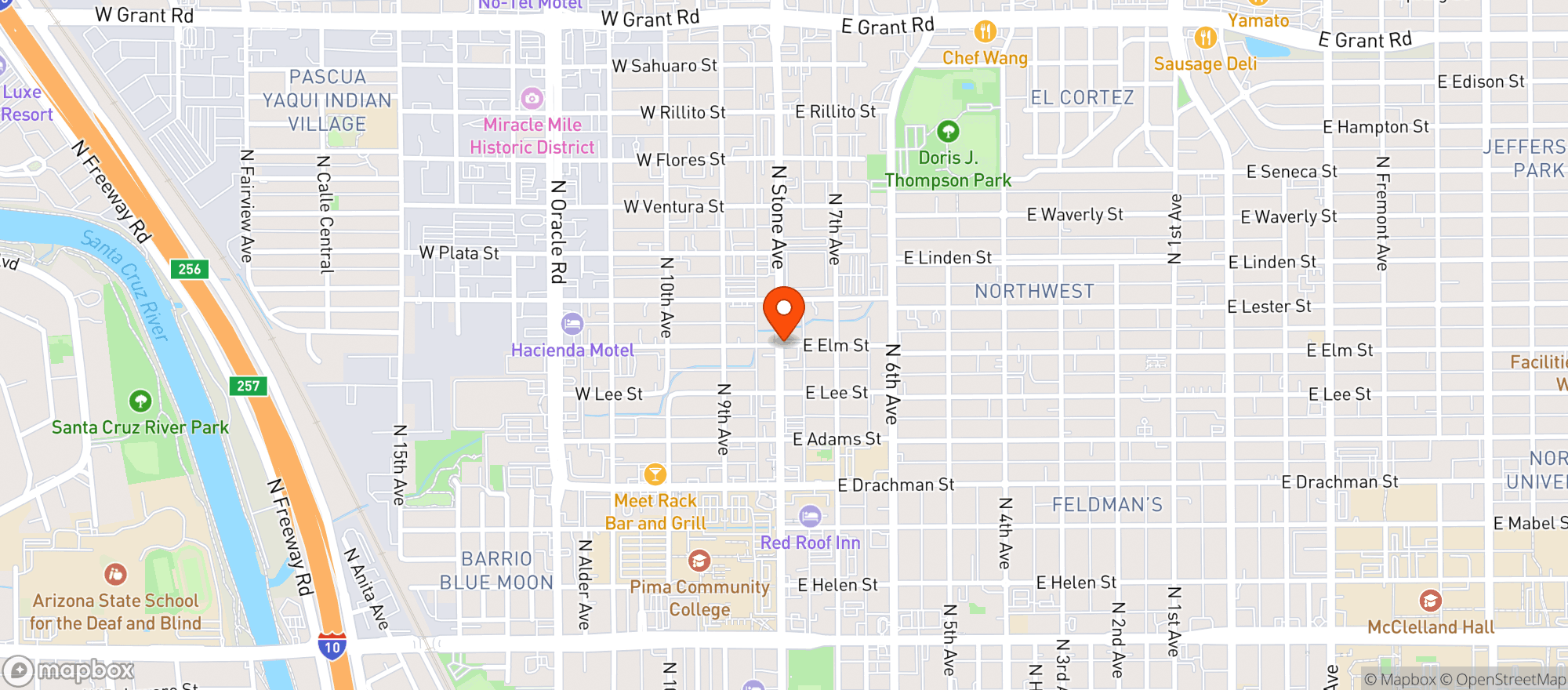 Map showing Cook It Commissary