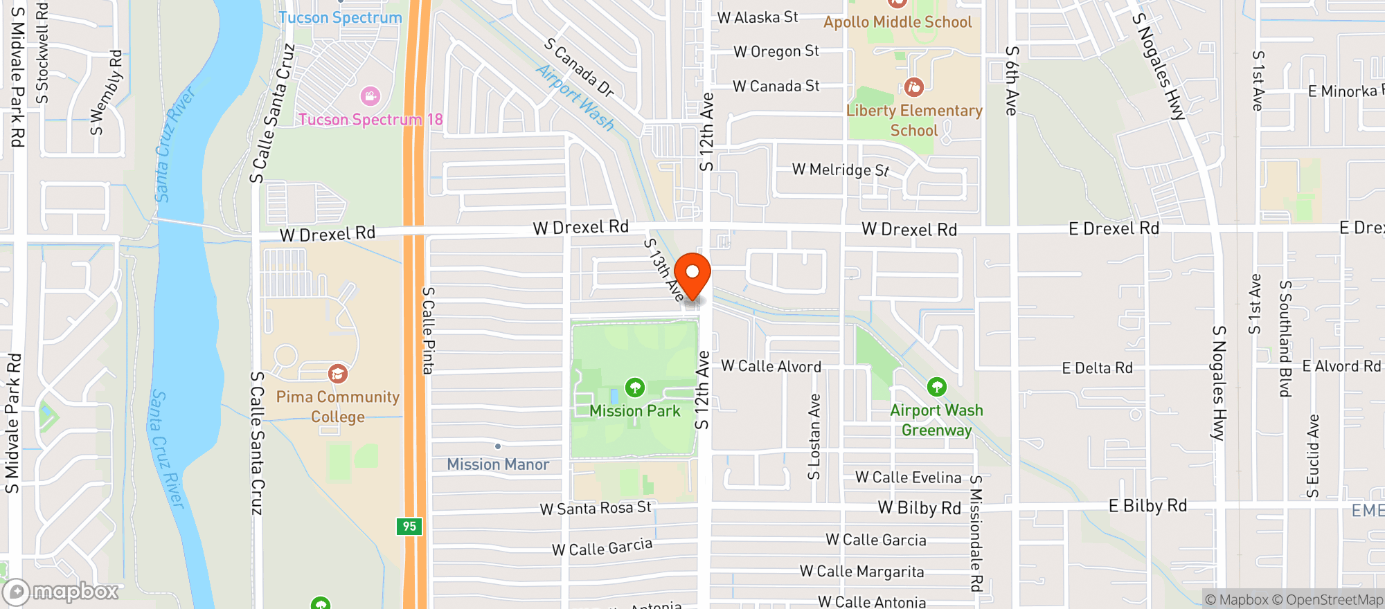 Map showing Beverage Barn