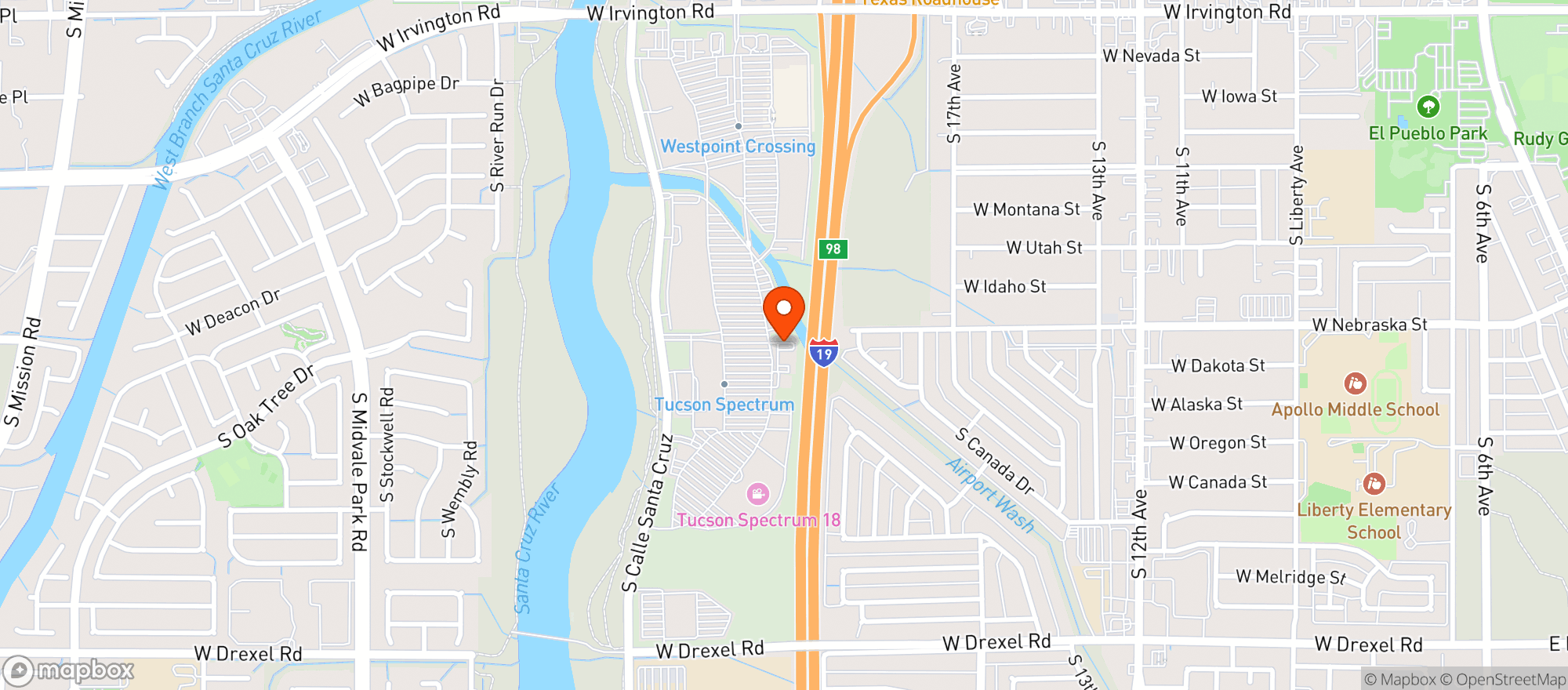 Map showing Gnc
