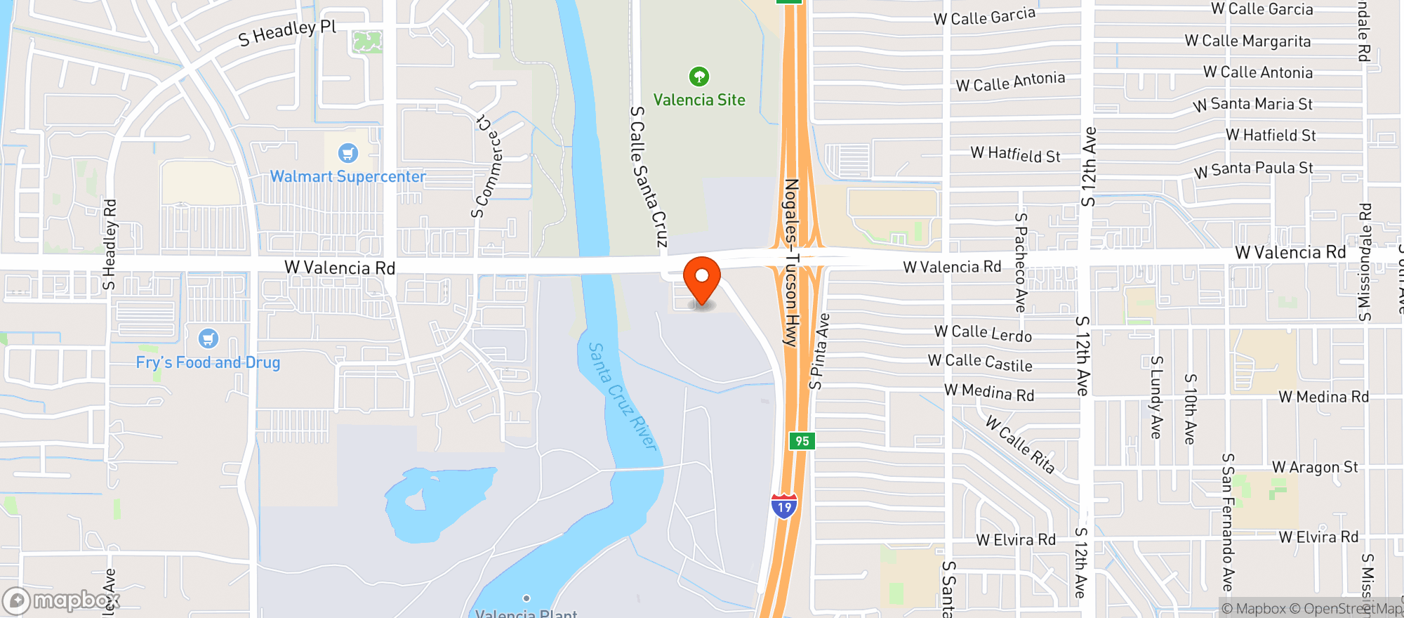 Map showing Quiktrip #1463