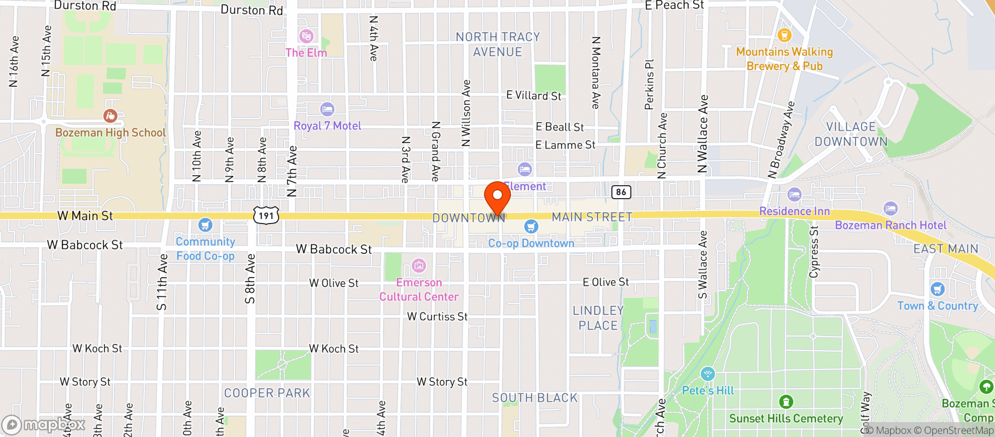 Map showing Arison Antonucci