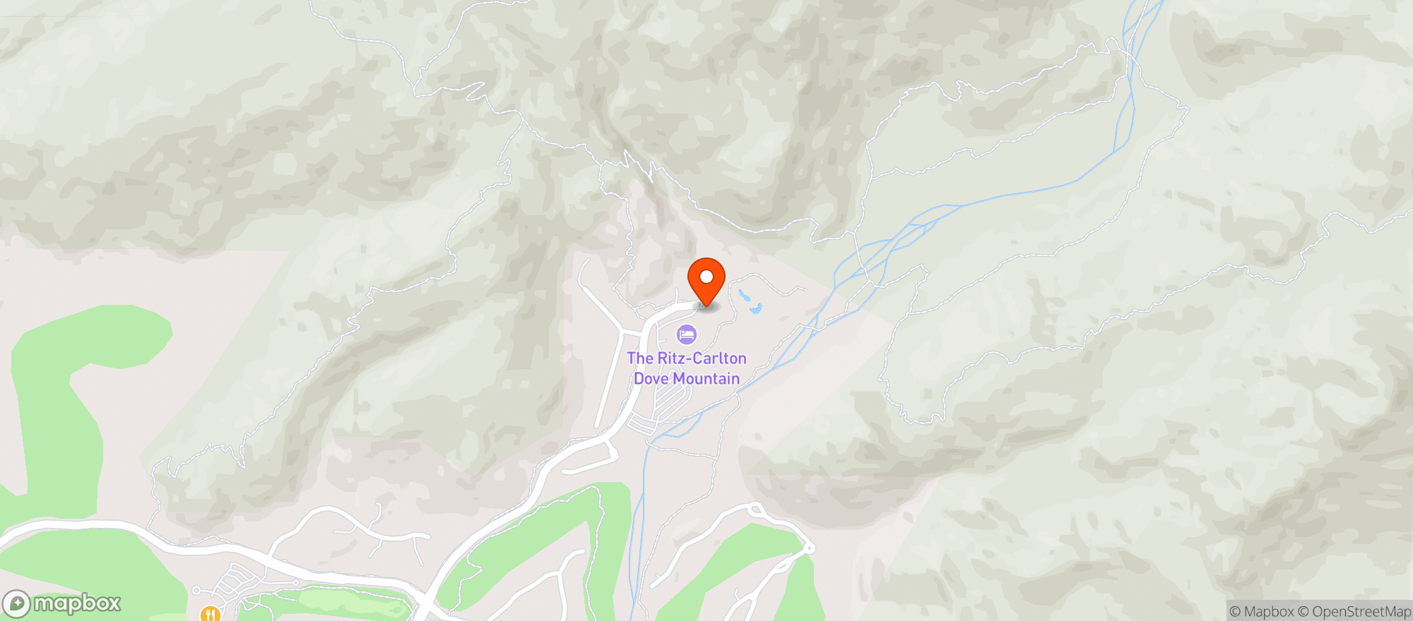 Map showing Ritz Carlton