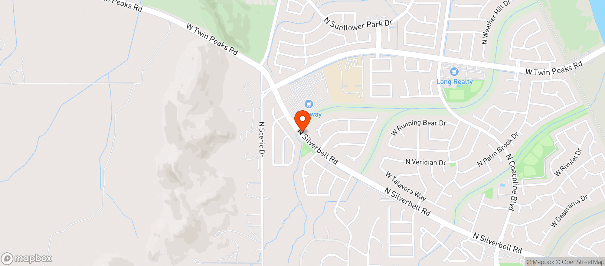 Map showing SAFEWAY