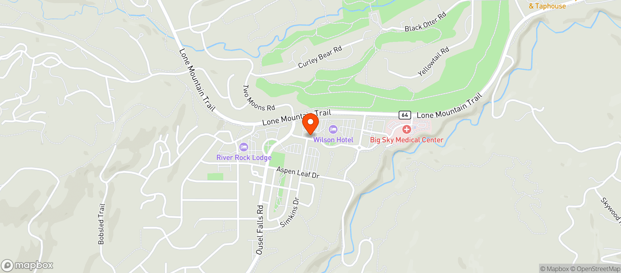Map showing Blindside Burger