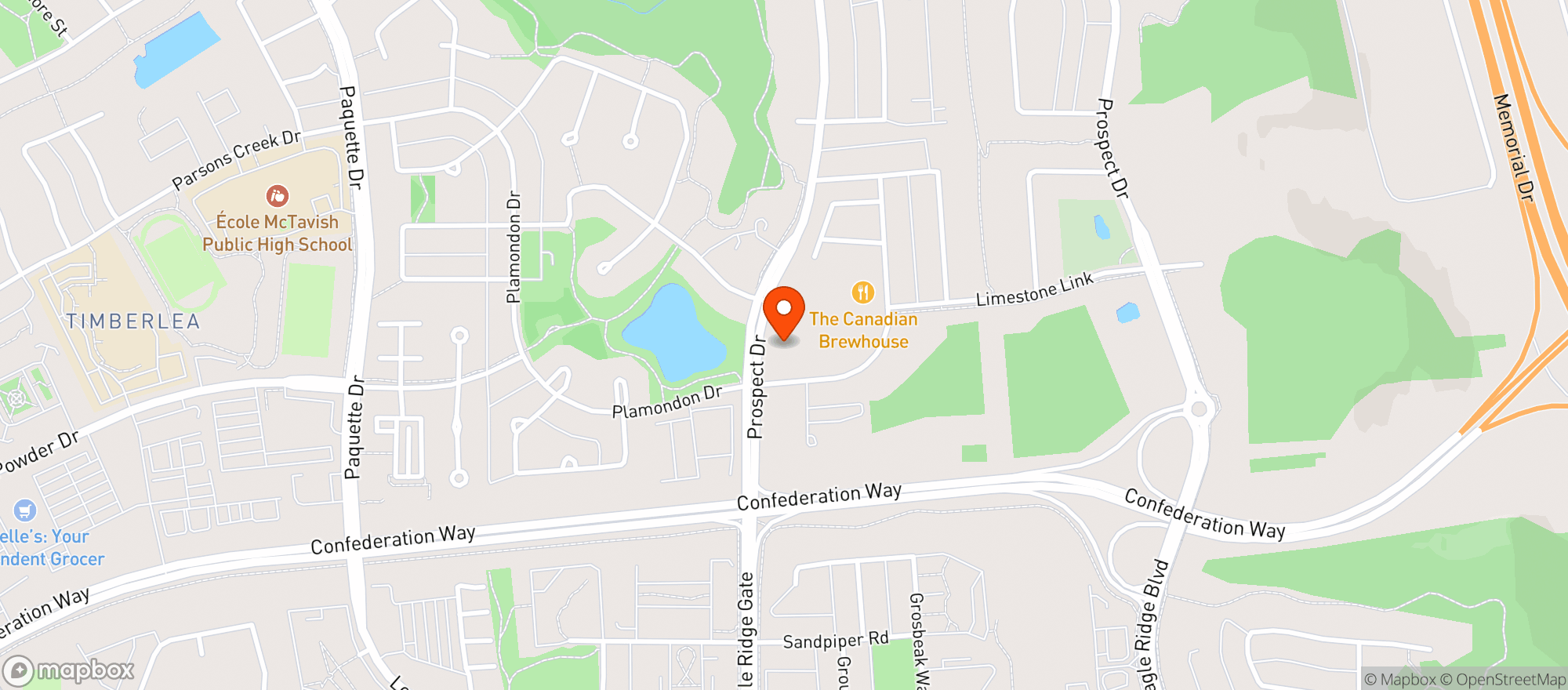 Map showing Save-On-Foods