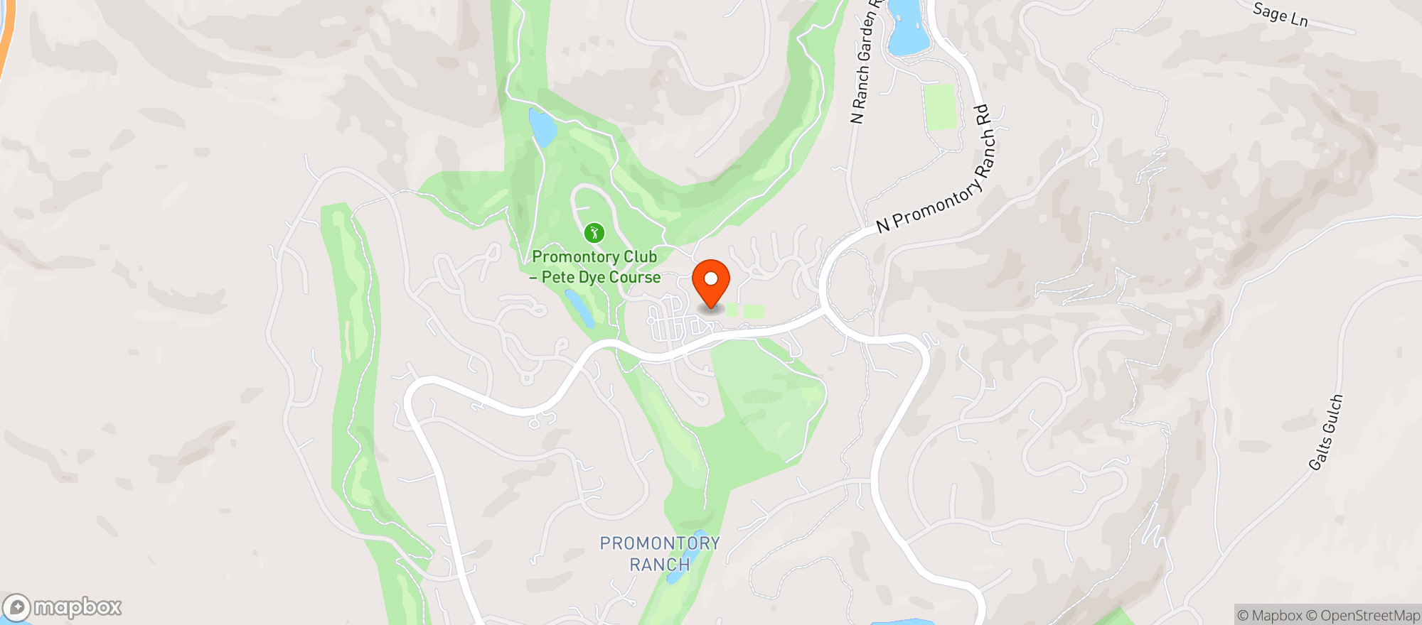 Map showing Promontory Club