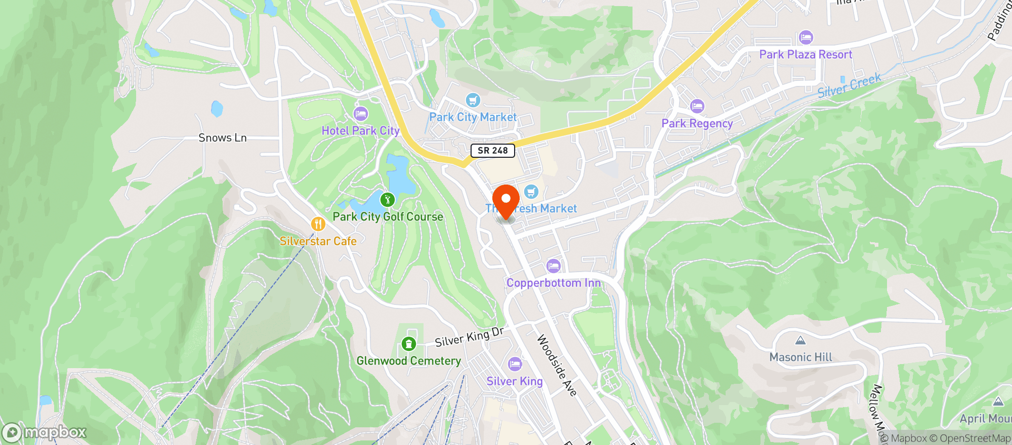 Map showing ASSOCIATED FRESH MARKETS