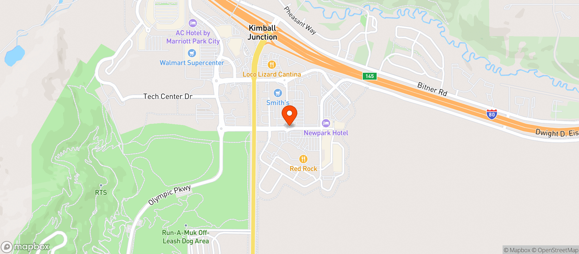Map showing World Market Park City