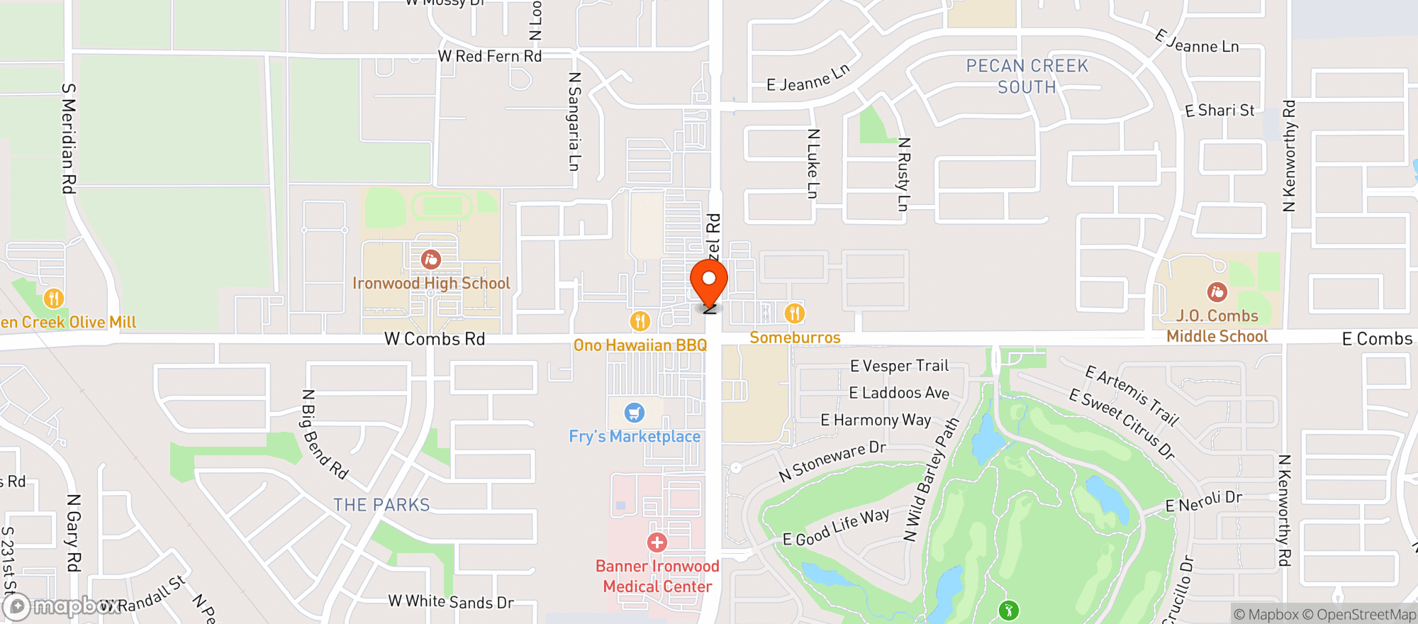 Map showing Sprouts Farmers Market