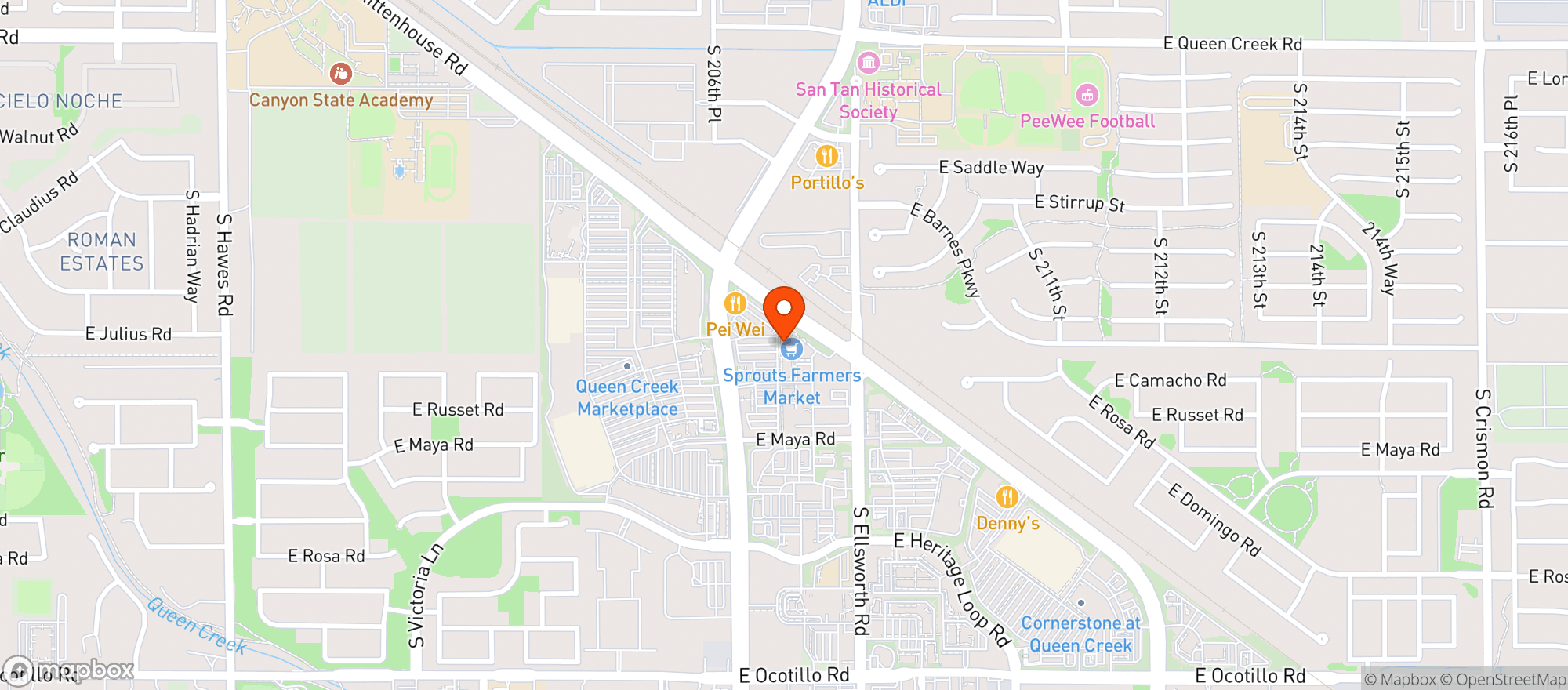 Map showing SPROUTS FARMERS MARKET