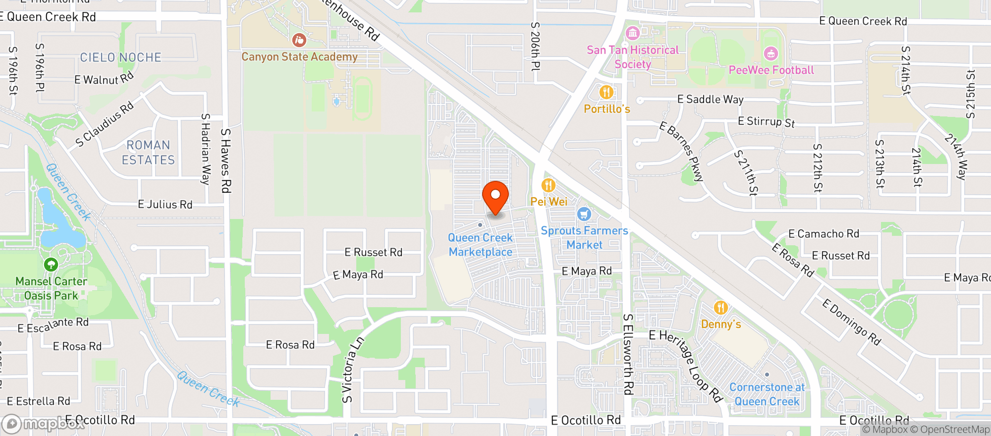 Map showing Trader Joes #286