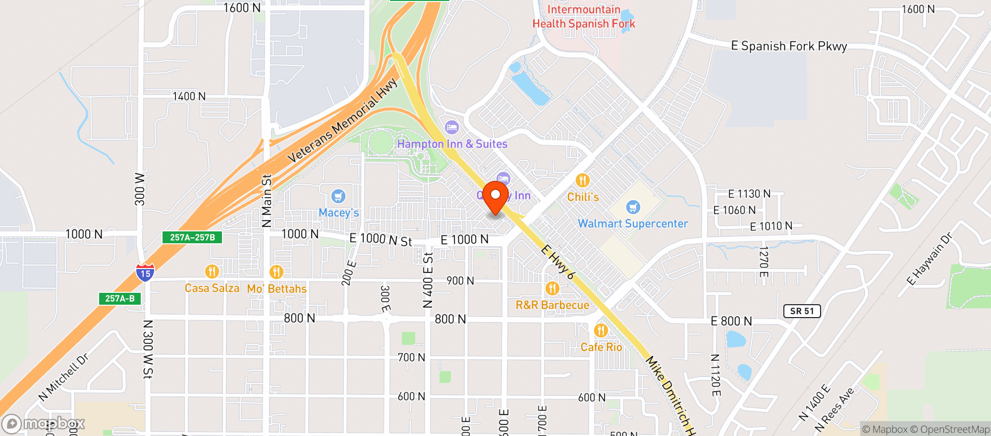 Map showing Gnc