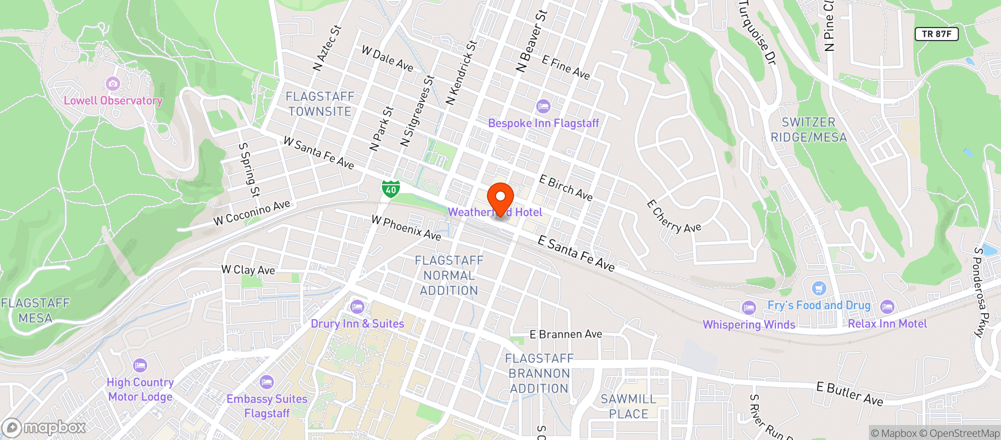 Map showing Karma Sushi Bar