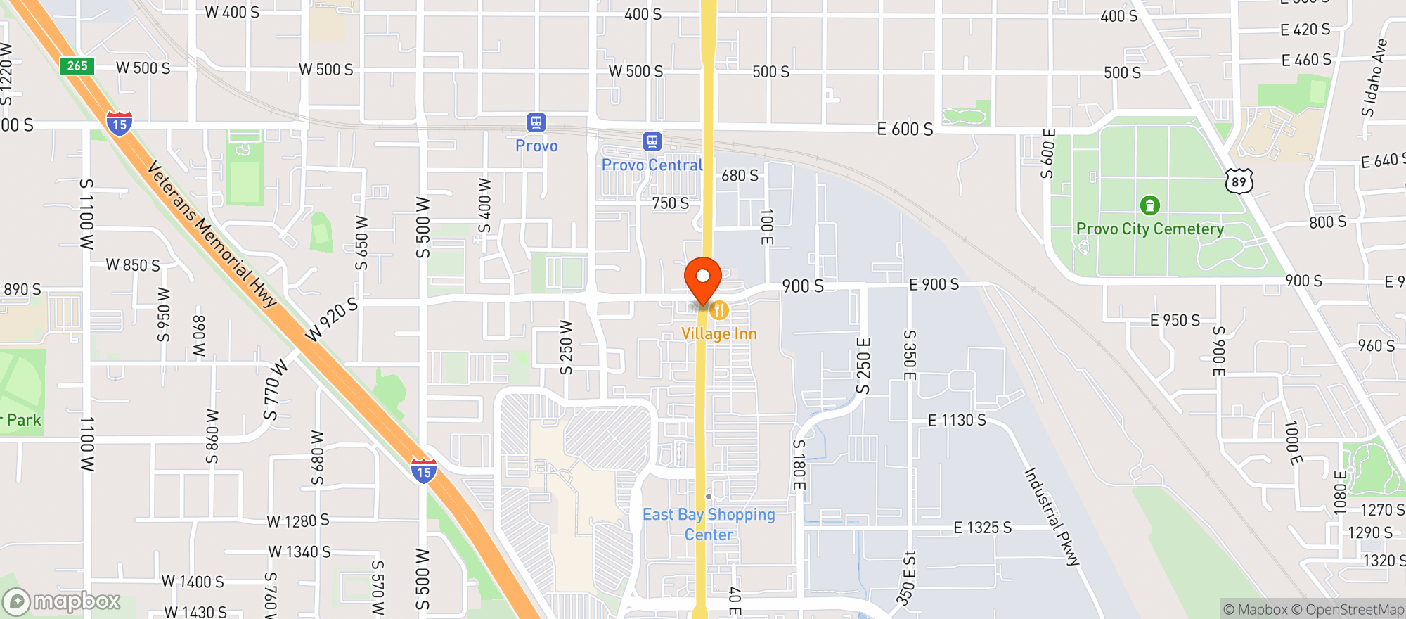 Map showing Last Chance Store