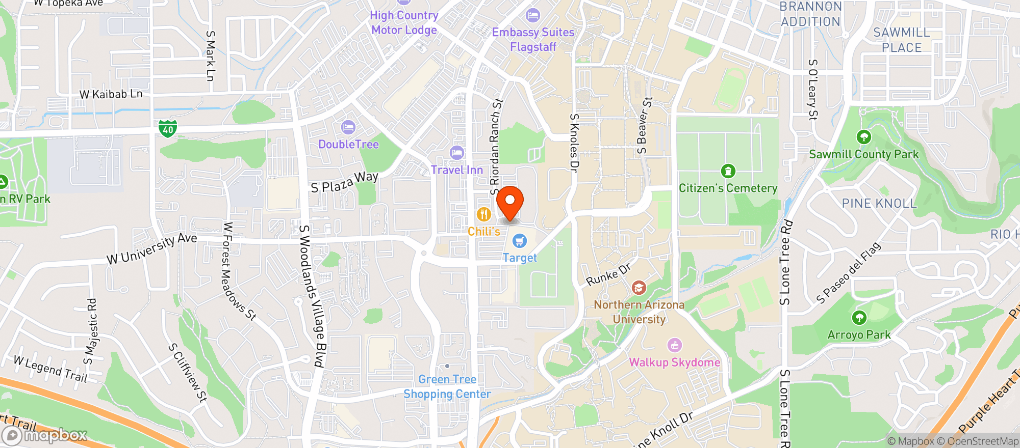Map showing Sprouts Farmers Market
